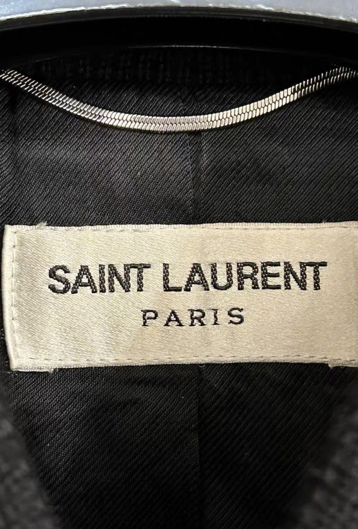 Saint Laurent Paris Saint Laurent SLP 2014FW Black & White Varsity Jacket Size US L / EU 52-54 / 3 - 5 Thumbnail