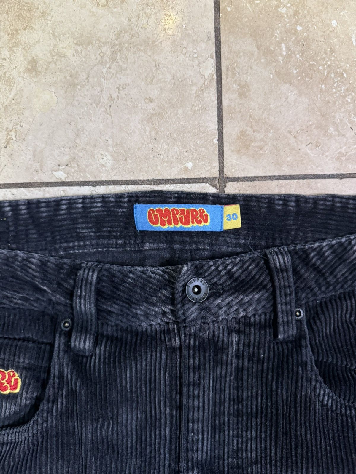 Empyre Faded Black empyre corduroy pants Size US 30 / EU 46 - 3 Thumbnail