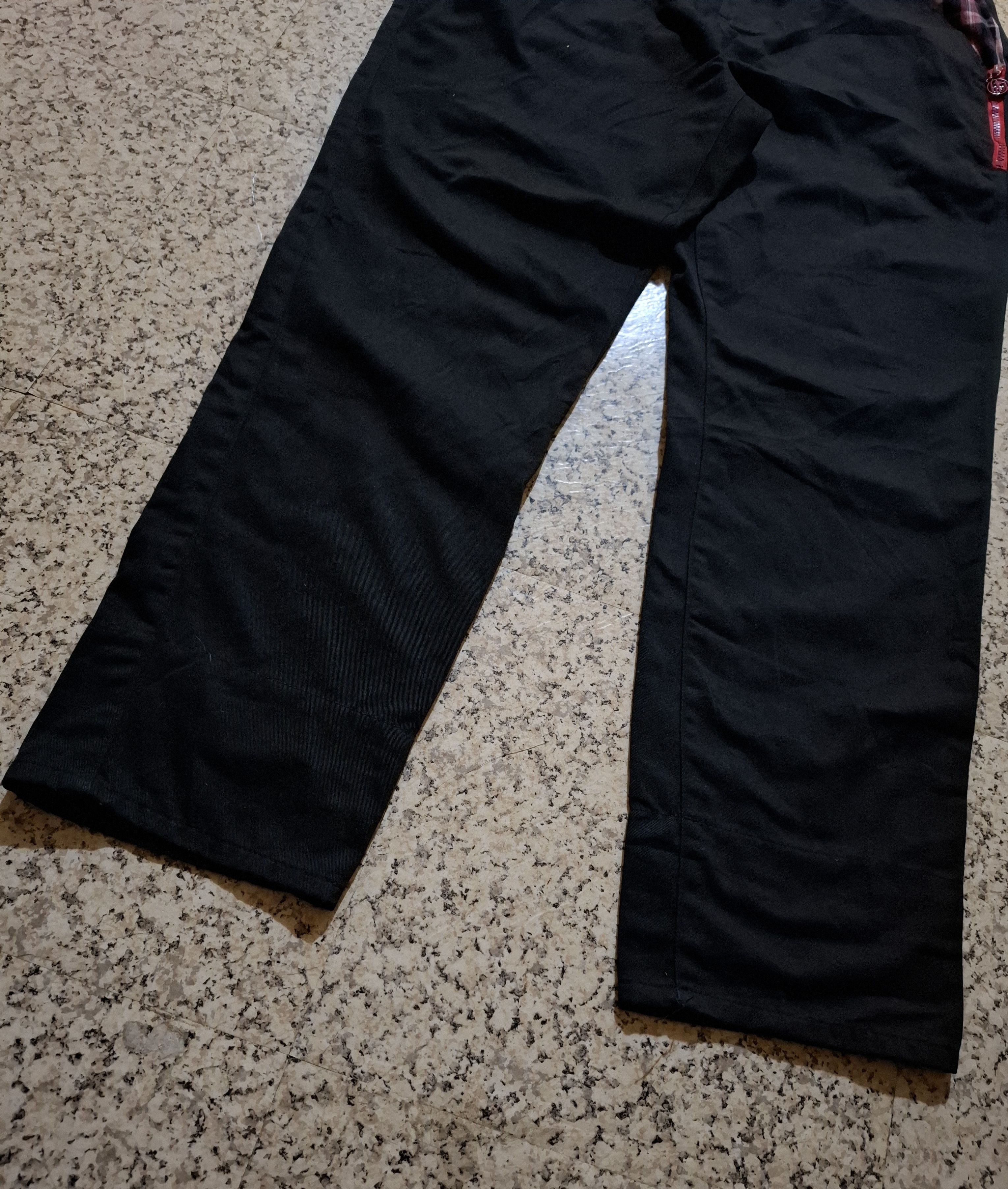 Japanese Brand 🔥 RARE Y2k B-One-Soul Projects Plaid Trim Streetwear Pants Size US 35 - 10 Thumbnail