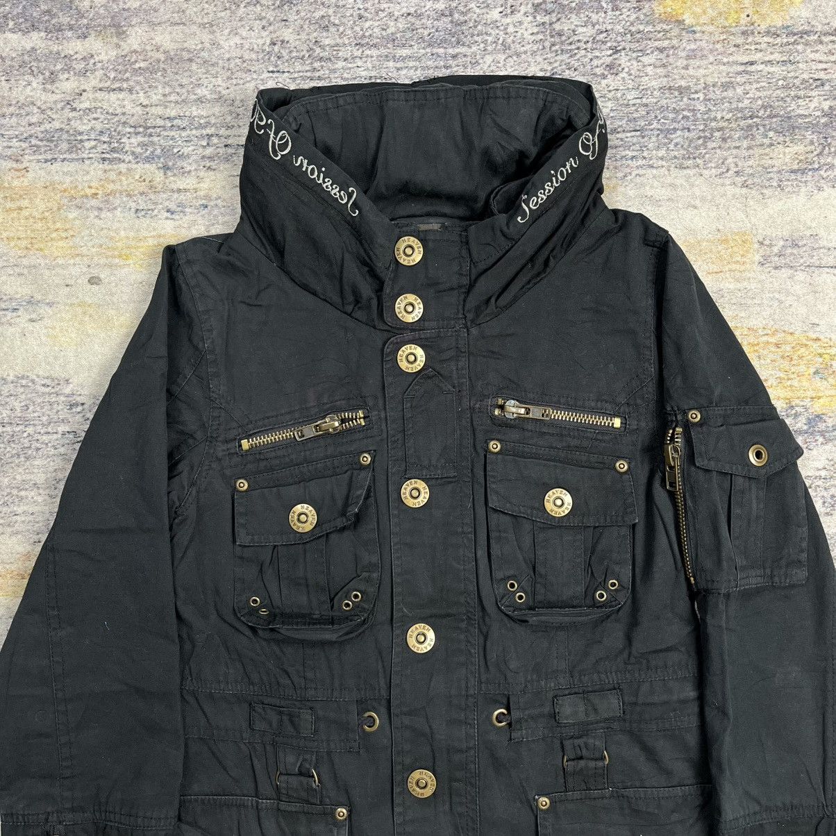 14th Addiction Heaven & earth multi pocket bono jacket goa / lgb vkei style Size US S / EU 44-46 / 1 - 5 Thumbnail