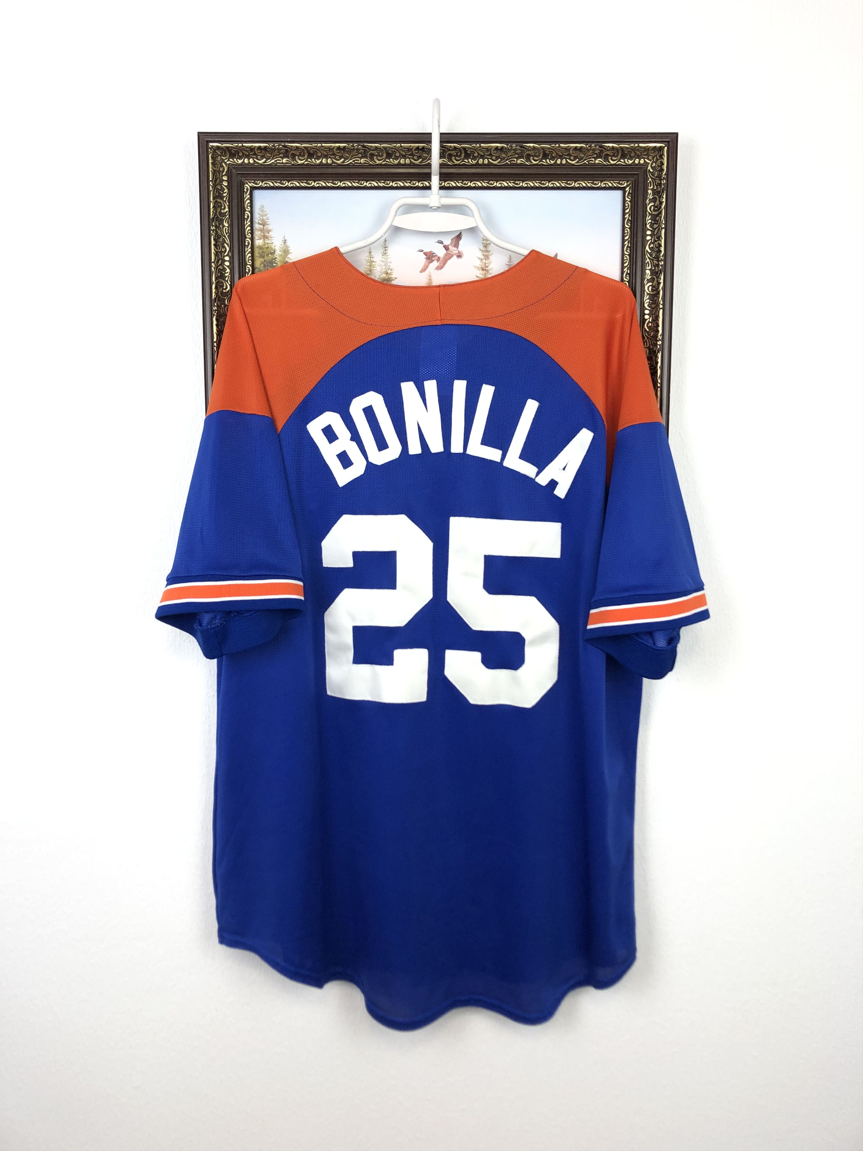 Vintage Vintage 90's Bobby Bonilla New York Mets Jersey Mens MLB Size US L / EU 52-54 / 3 - 10 Thumbnail