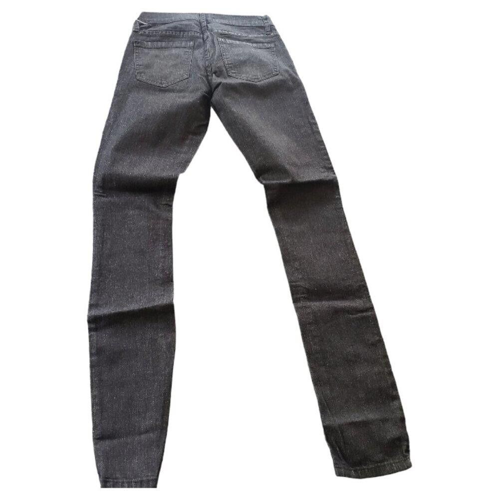 Forever 21 CT539 Forever 21 NWT Dark Denim Black Skinny Jeans 24 Size 24" / US 00 / IT 34 - 5 Thumbnail