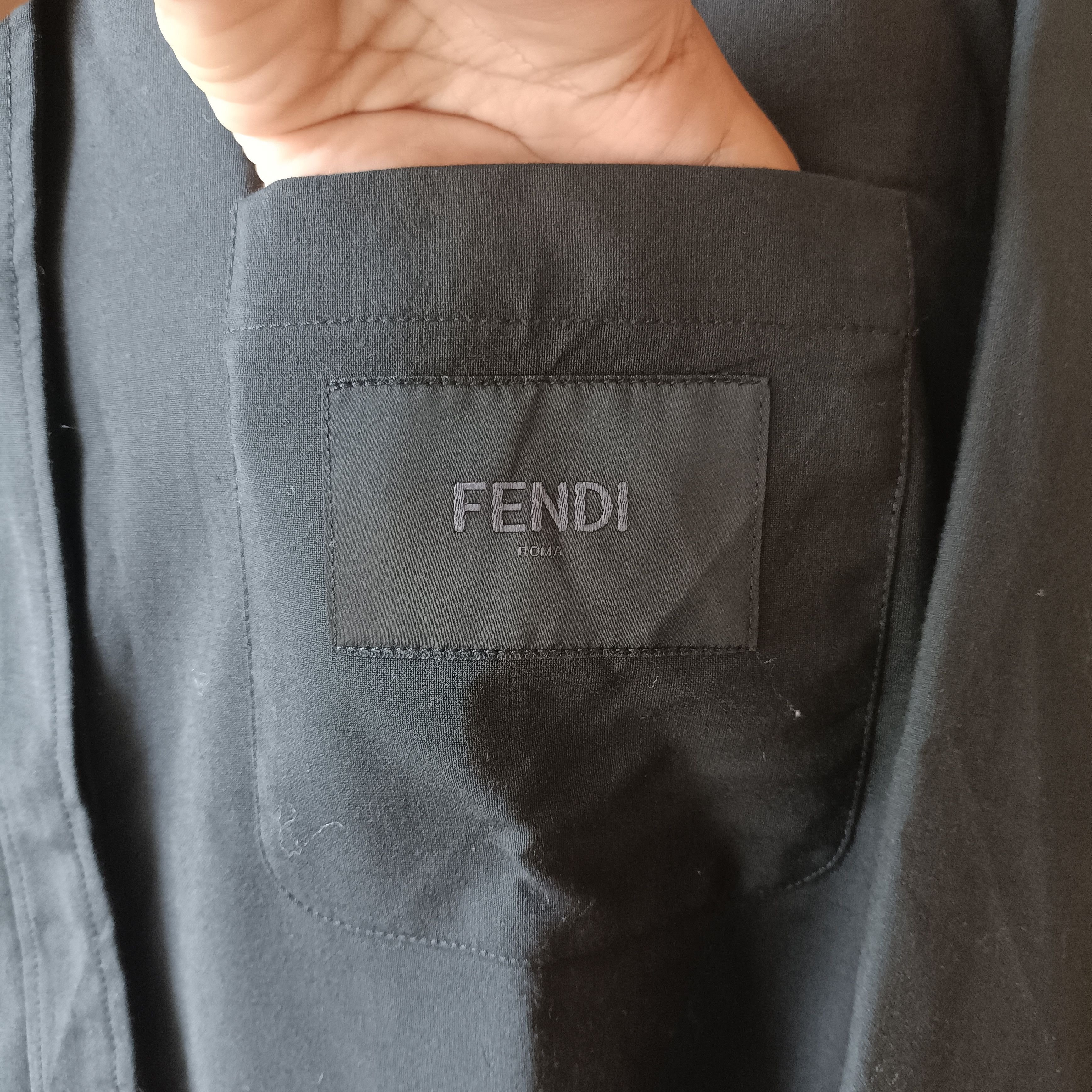 Fendi Logo patch FJ7262 long sleeve jacket Size US M / EU 48-50 / 2 - 5 Thumbnail