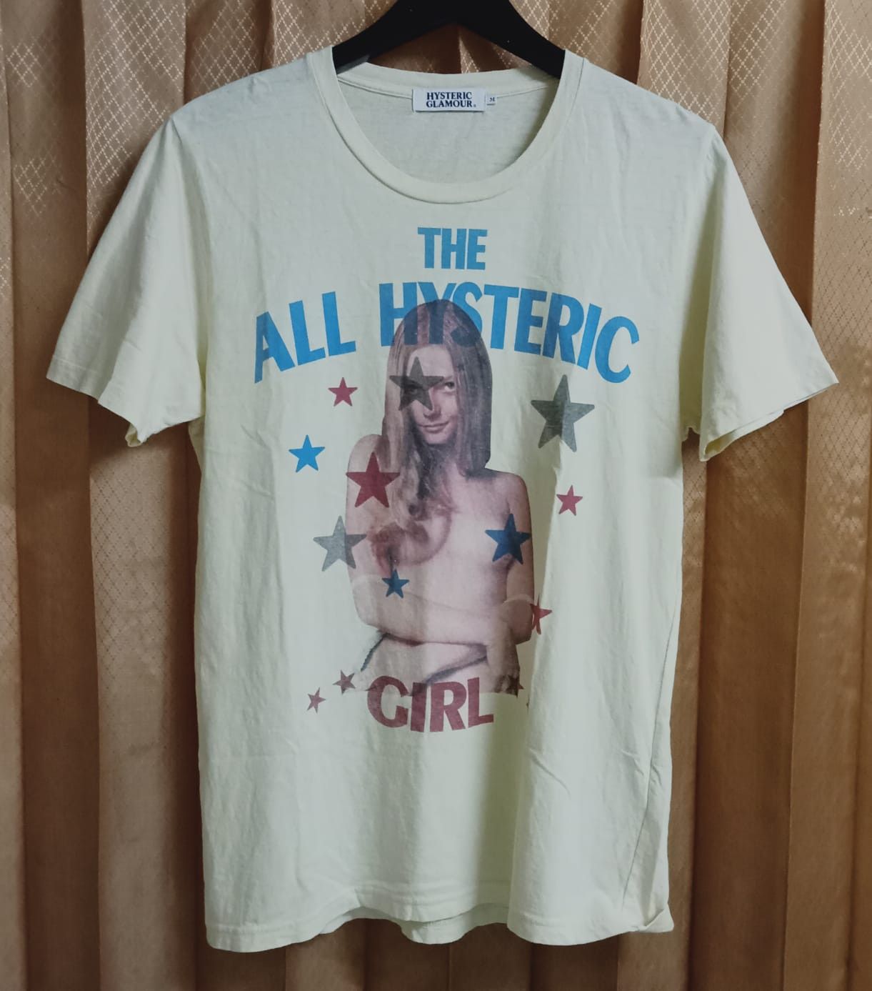 image of Hysteric Glamour The All Hysteric Sexy Girl in Yellow, Men's (Size Medium)