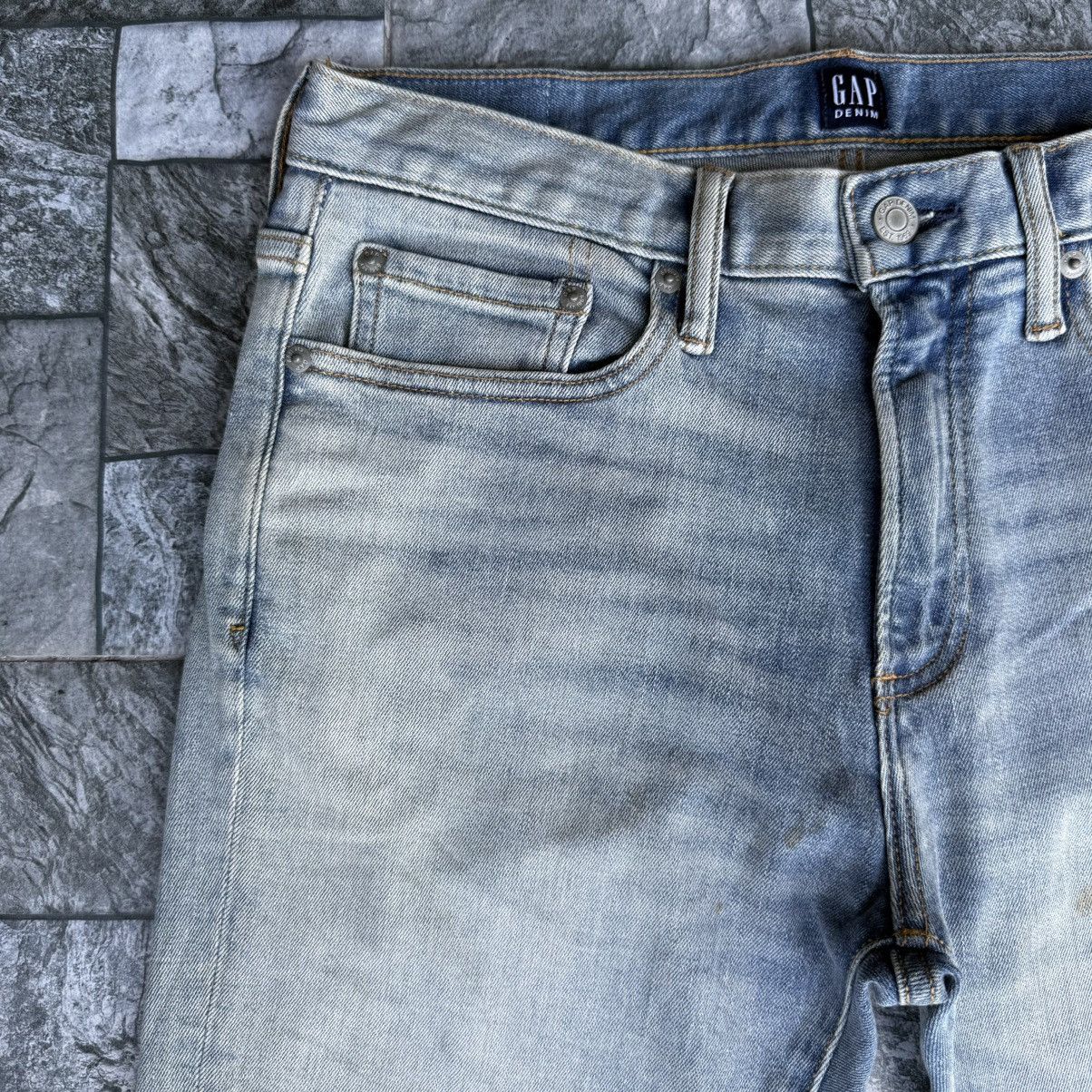 Gap Vintage Gap Slim fit Faded Mud wash Denim Jean Pants Size US 31 - 5 Thumbnail