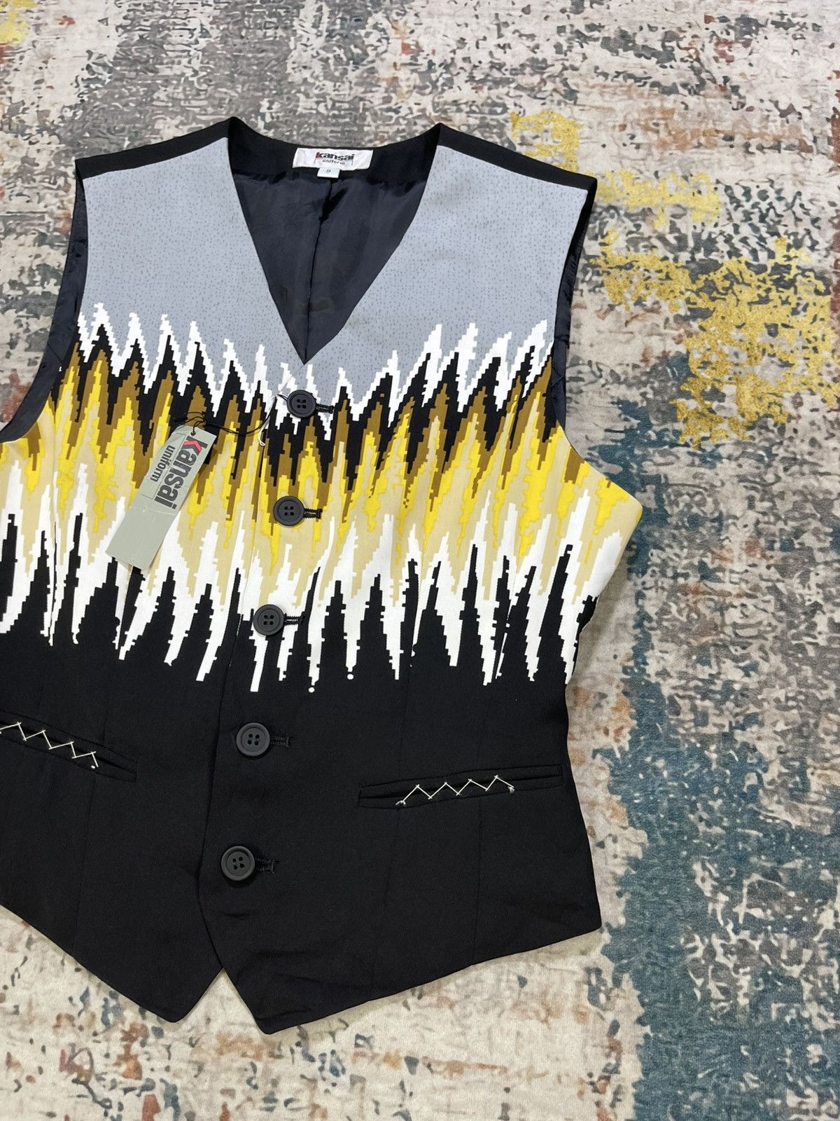 Kansai Yamamoto Kansai Yamamoto Traditional Art Suit Vest Size US XS / EU 42 / 0 - 3 Thumbnail