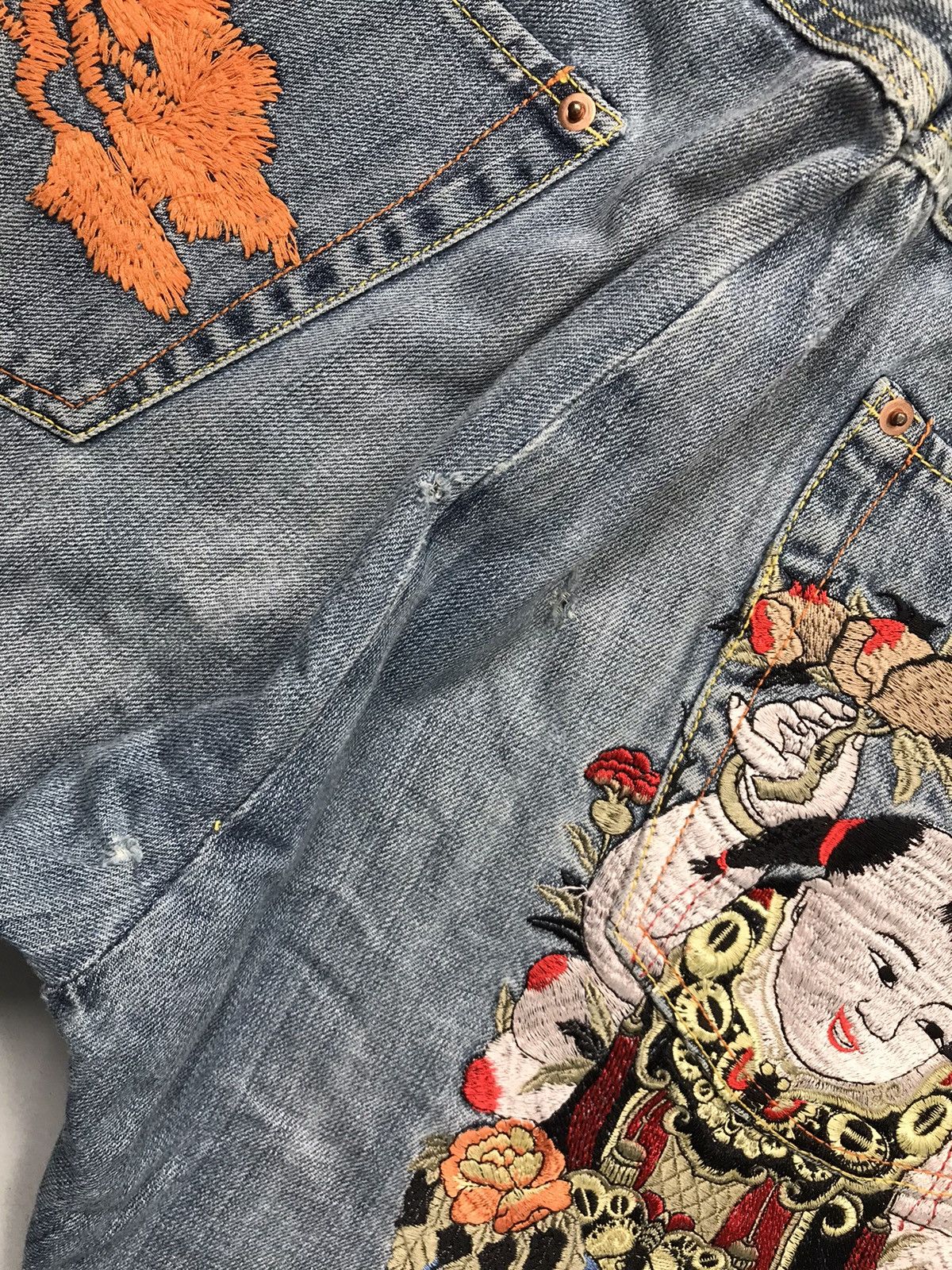 Ciano Farmer Vintage Ciano embroidered cropped denim Size US 44 / EU 60 - 10 Thumbnail