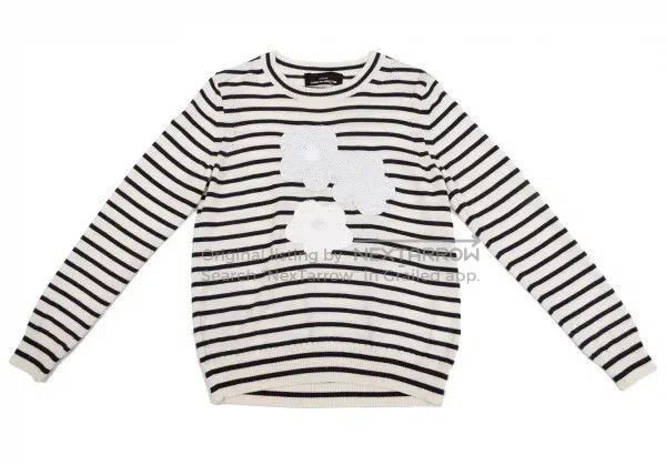 Comme des Garcons Comme des Garcons Navy vintage striped knit top Size M / US 6-8 / IT 42-44 - 2 Thumbnail