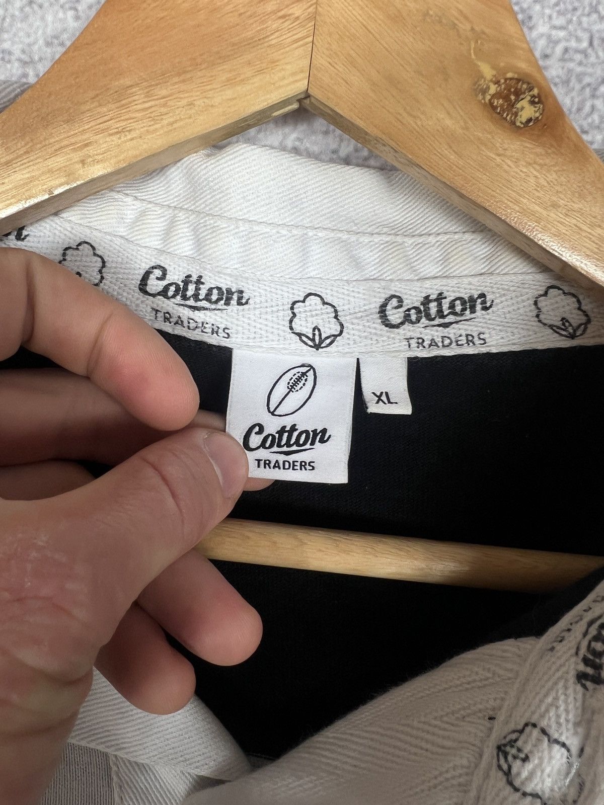 Cotton Traders Barbarians Rugby Union Shirt 2009/2010 Cotton Traders Jersey Size US XL / EU 56 / 4 - 6 Thumbnail
