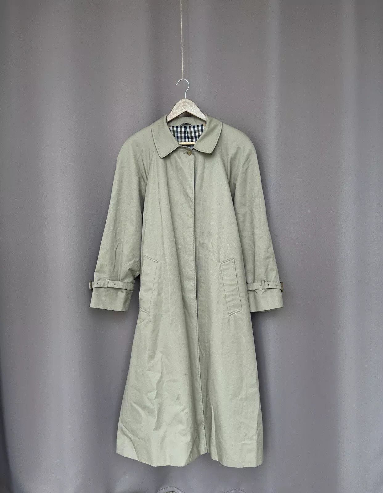 Aquascutum Aquascutum Aqua 5 Trench Coat Mens Size M/L Vintage Jacket Size US L / EU 52-54 / 3 - 1 Thumbnail