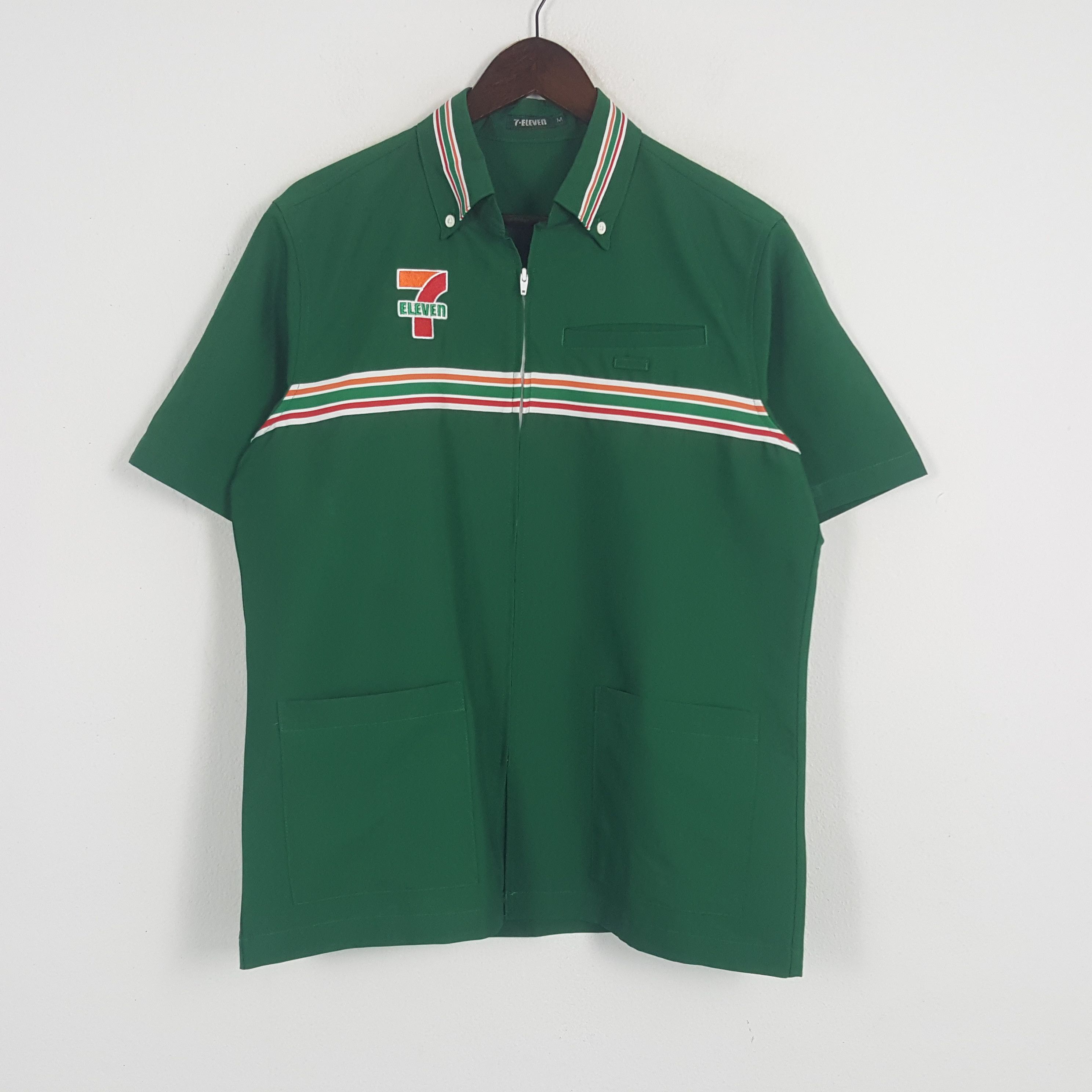 Japanese Brand × Vintage Vintage 7 Eleven Embroidery Logo Worker Jacket Size US M / EU 48-50 / 2 - 1 Thumbnail
