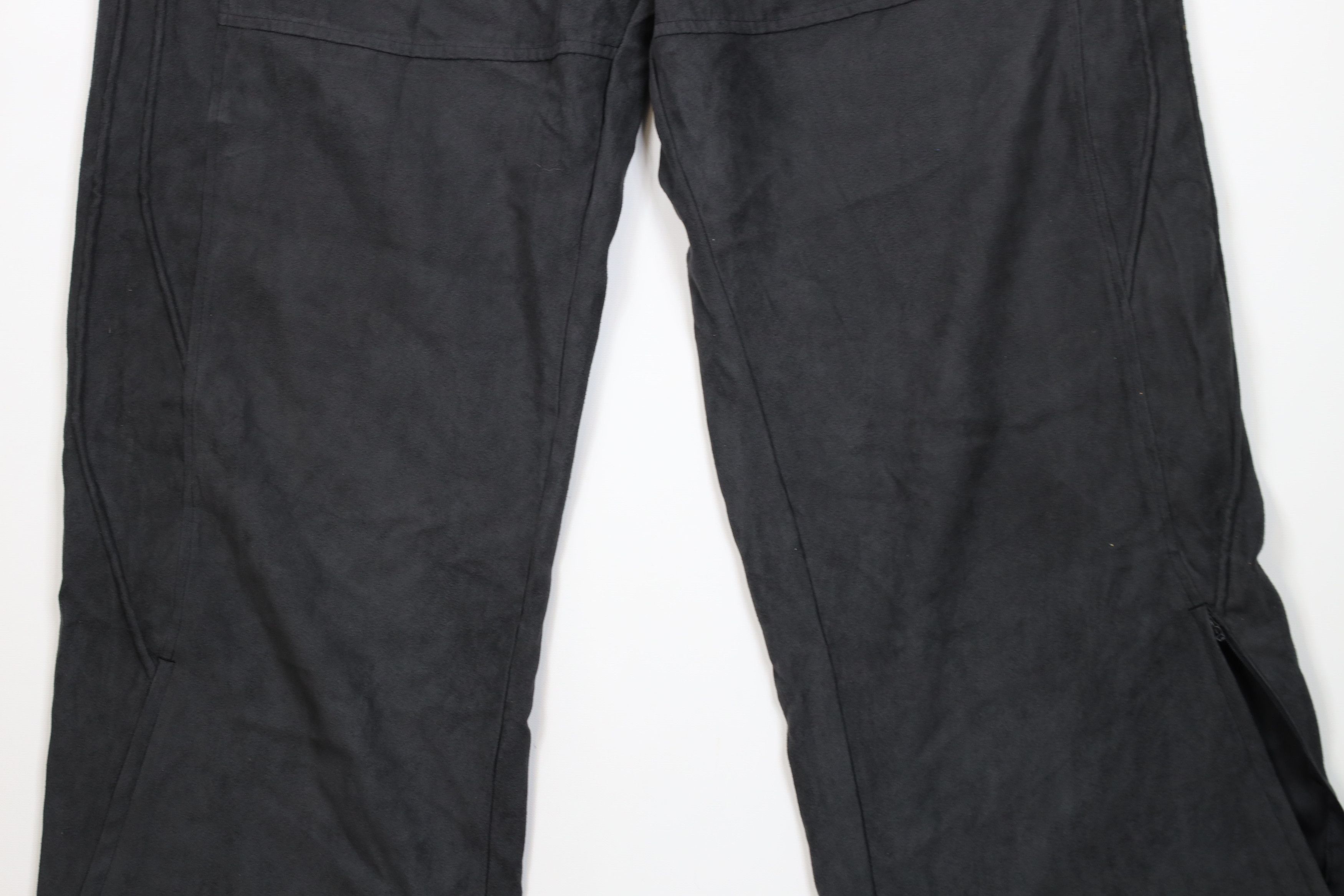 Adidas Vintage Y2K 2003 Adidas Lined Wide Leg Pants Dark Gray Size US 36 / EU 52 - 3 Thumbnail