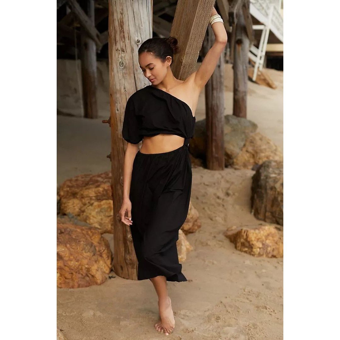 Anthropologie New Anthropologie Stateside One-Shoulder Twist Maxi Dress Size XS / US 0-2 / IT 36-38 - 2 Thumbnail