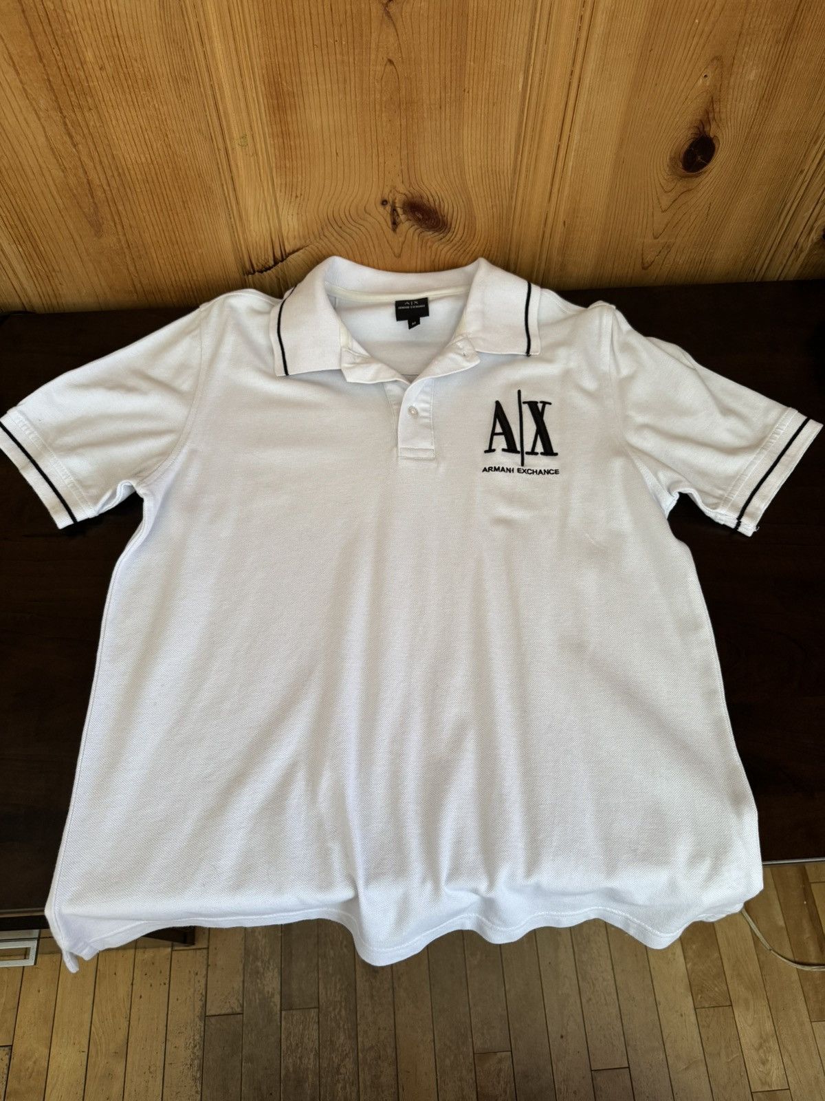 Armani Exchange REGULAR FIT POLO SHIRT IN ICON PROJECT PIQUET Size US M / EU 48-50 / 2 - 1 Thumbnail