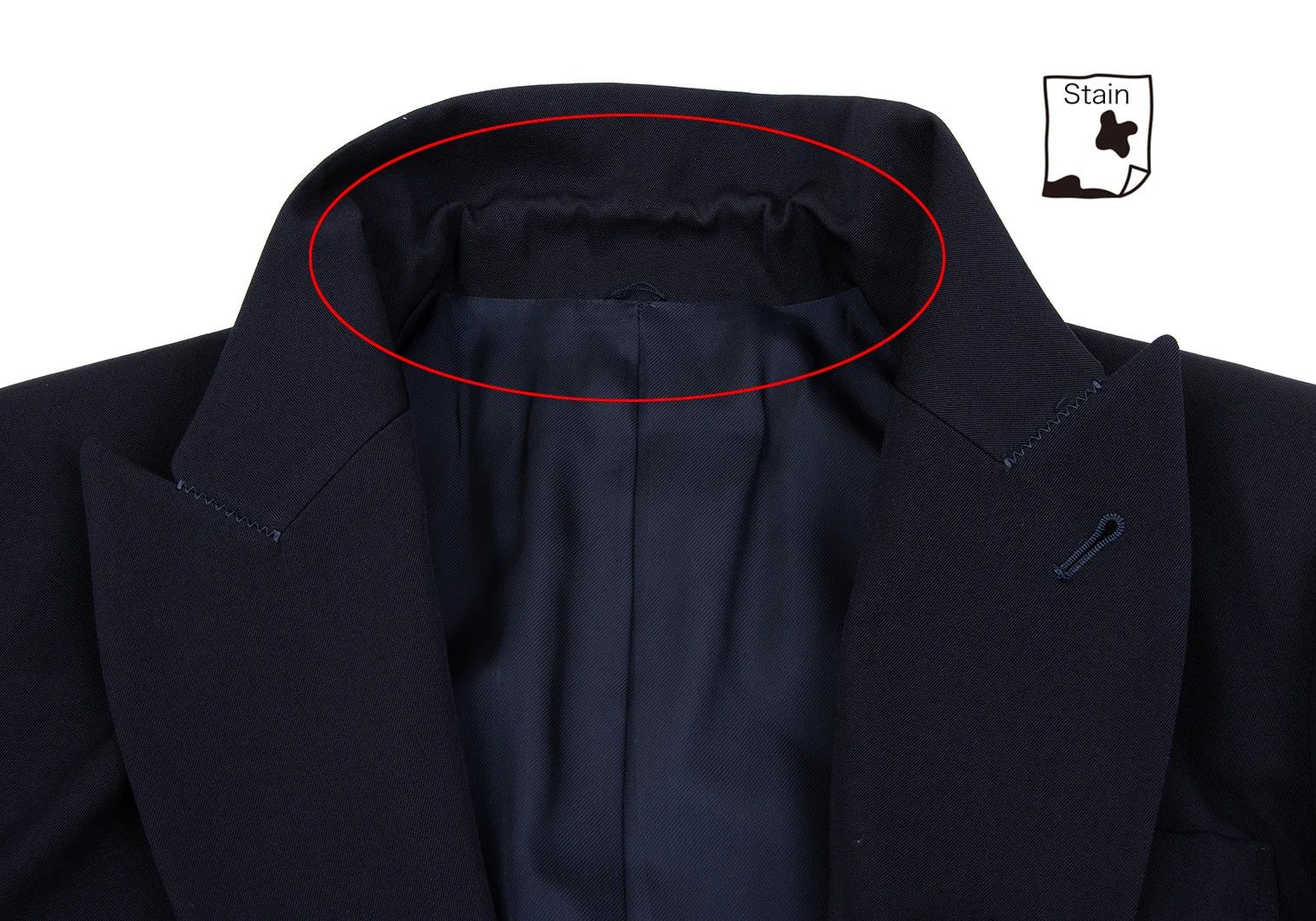 Jean Paul Gaultier Wool Peak Lapel Jacket in Navy, Size 48 Size US M / EU 48-50 / 2 - 4 Thumbnail