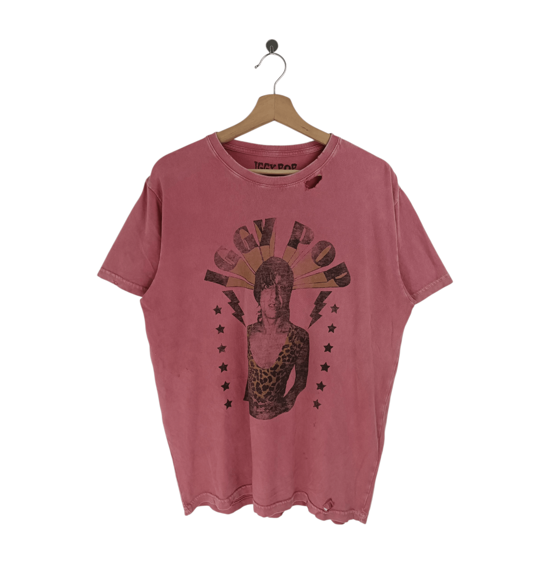 Band Tees THRASHED FADED VINTAGE IGGY POP I WANNA BE YOUR DOG TEE Size US L / EU 52-54 / 3 - 1 Thumbnail