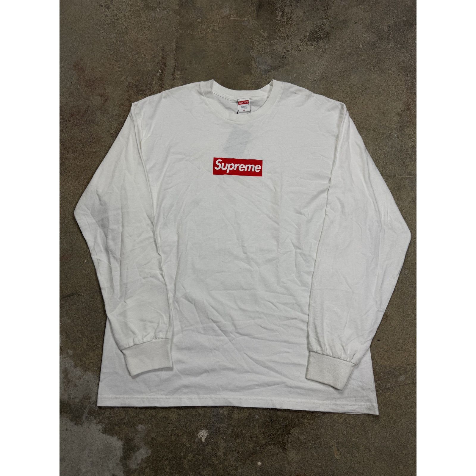 Supreme Box Logo L/S 遺さ Tee White XL Supreme Box Logo L/S 遺さ Tee White XL