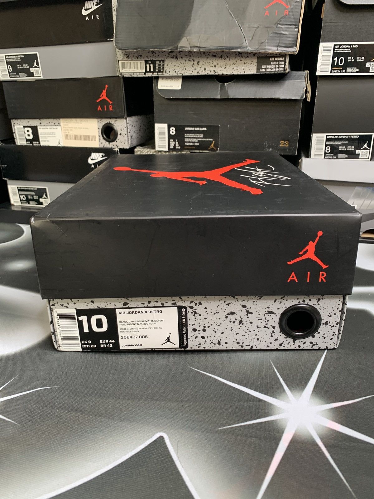 Jordan Brand Air Jordan 4 Retro Motorsports Alternate Size US 10 / EU 43 - 7 Thumbnail