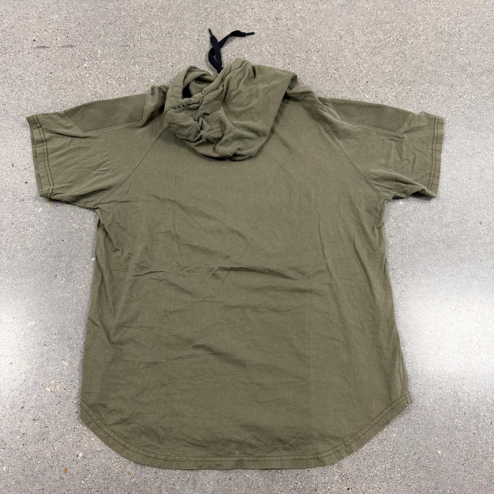 Southpole Southpole Men's Olive Green Short Sleeve Hoodie Shirt XL Size US XL / EU 56 / 4 - 6 Thumbnail