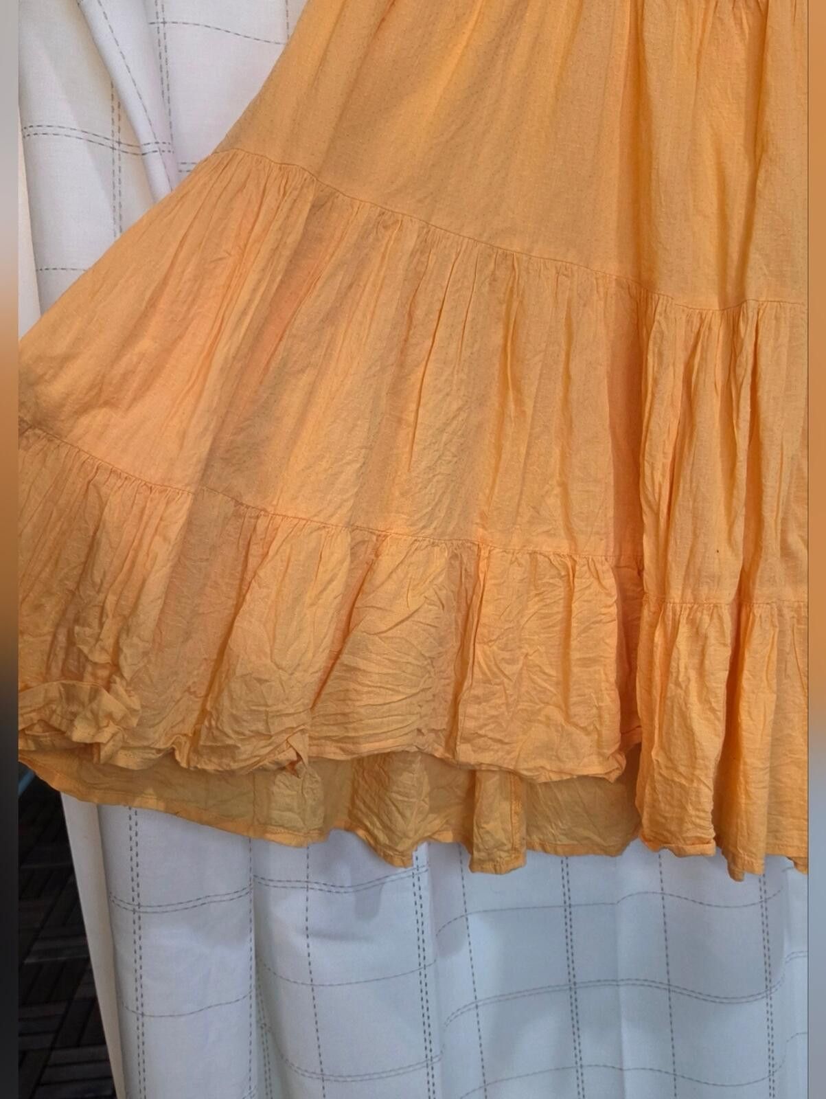 Urban Outfitters Urban Outfitters Orange Strappy Mini Dress Size S / US 4 / IT 40 - 4 Thumbnail