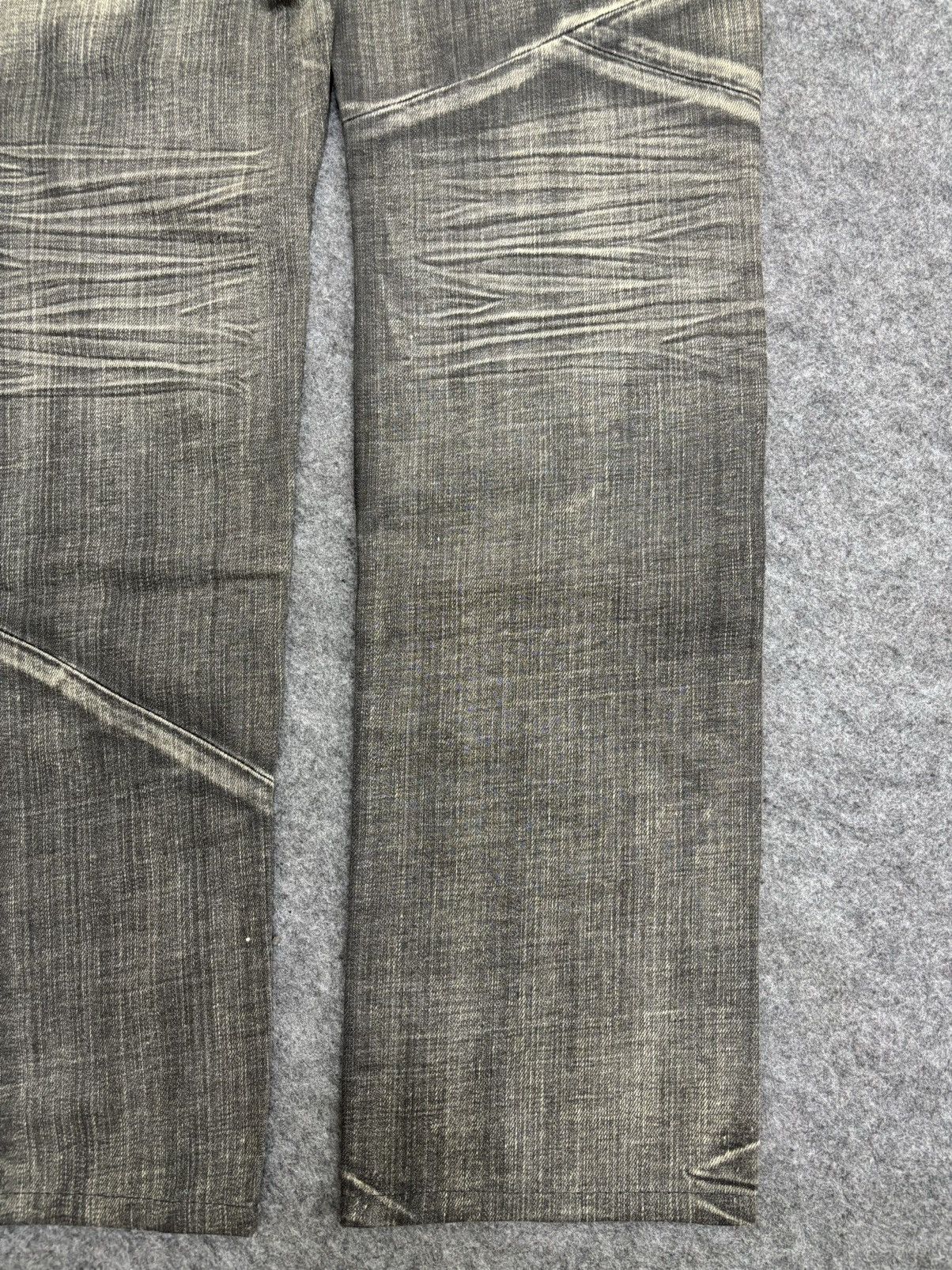 Japanese Brand 💥Art💥EDGEXRUPERT Designer Asymetrical Patchwork Denim F572 Size US 33 - 14 Thumbnail