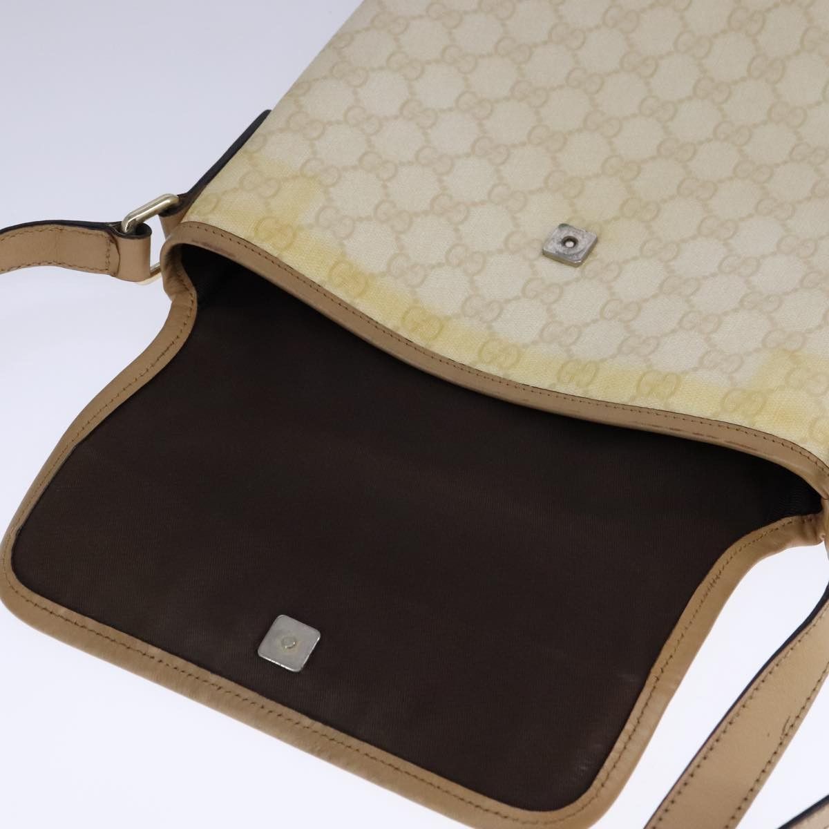 Gucci GUCCI GG Supreme Shoulder Bag Pvc Beige Gold Size ONE SIZE - 10 Thumbnail