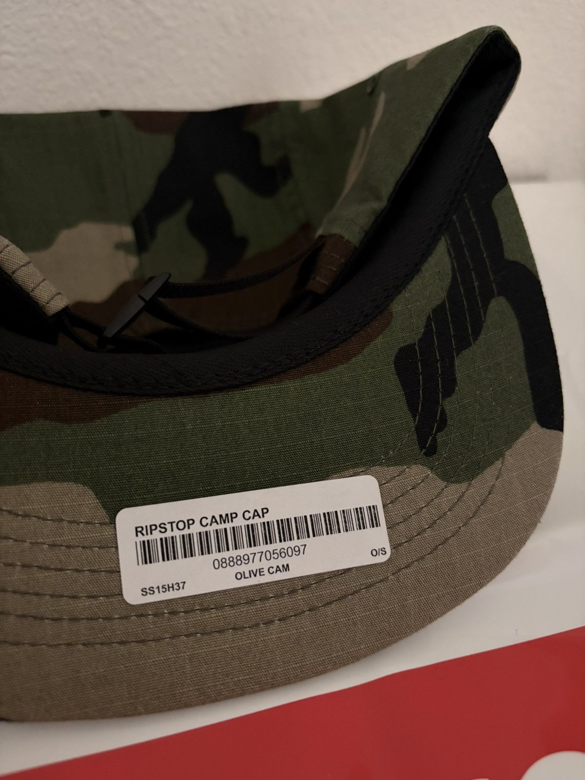 Supreme Supreme Ripstop Camo cap Size ONE SIZE - 6 Thumbnail