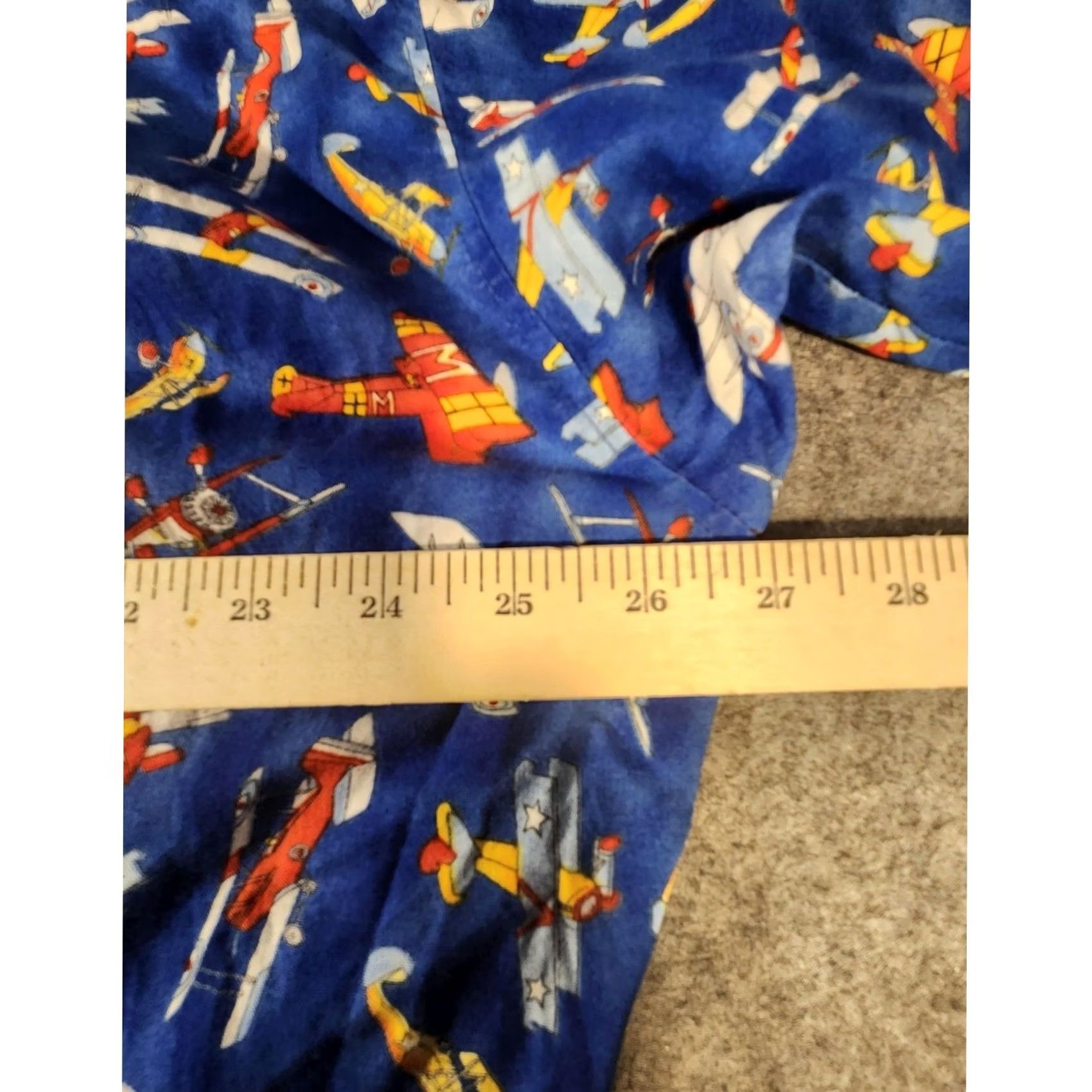 Vintage VINTAGE Johnny Cotton Shirt Mens Large Airplane Aviation Print Blue Made in USA Size US L / EU 52-54 / 3 - 7 Thumbnail