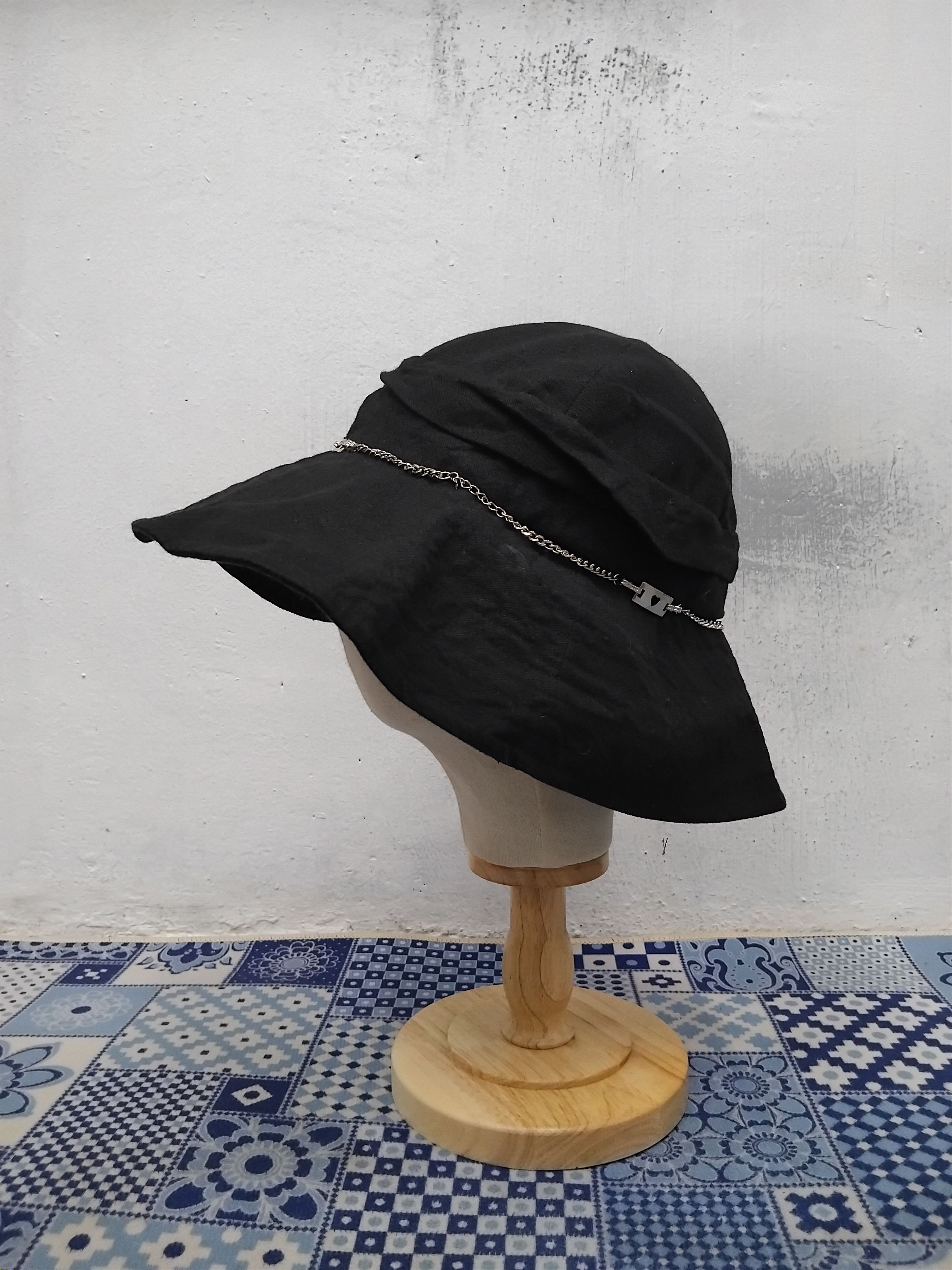 Other 💥Black hat gothic style hat Size ONE SIZE - 4 Thumbnail