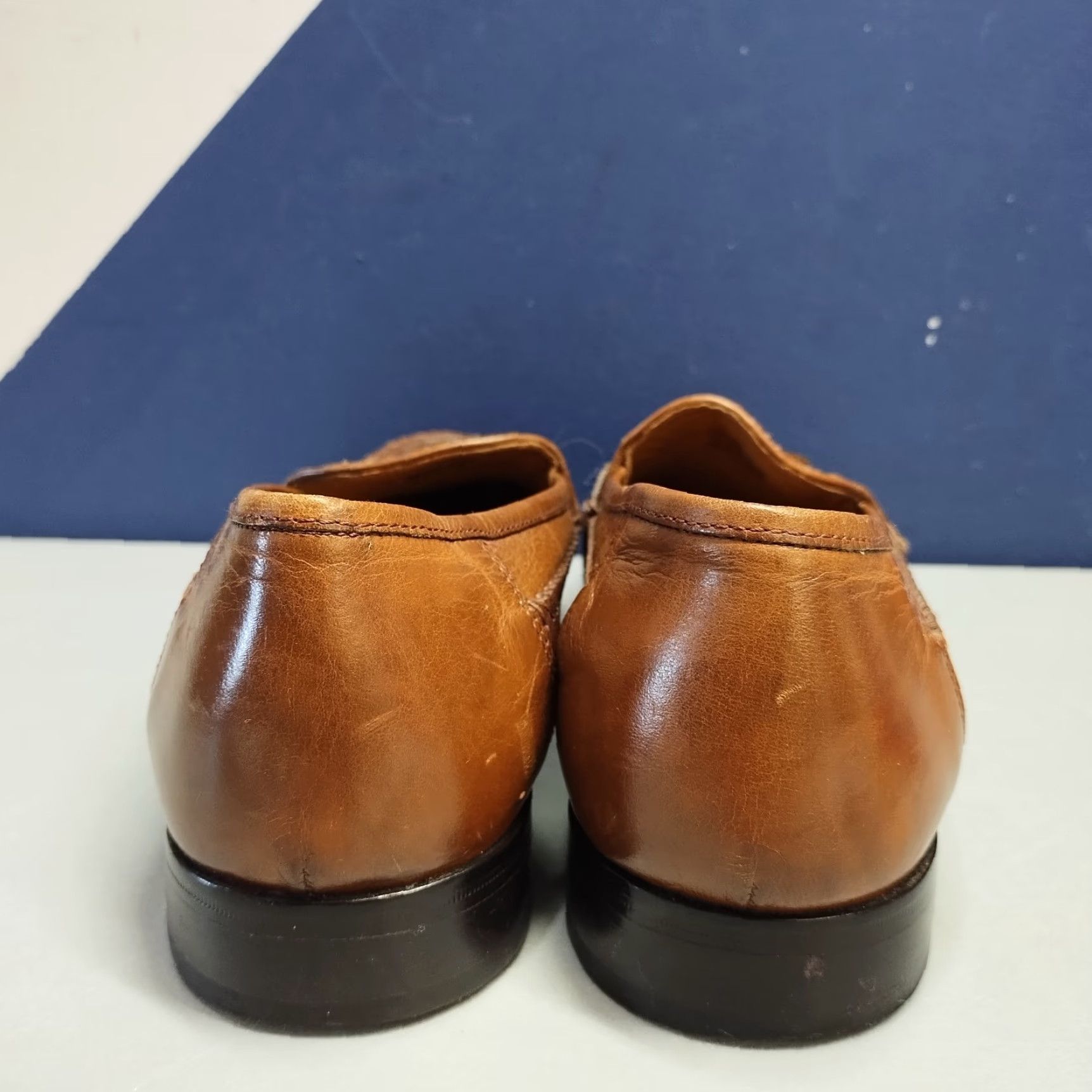 Florsheim Florsheim Pisa Tassel Loafers Mens US 11.5D Brown Weave Leather Moc Toe Slip On Size US 12 / EU 45 - 6 Thumbnail