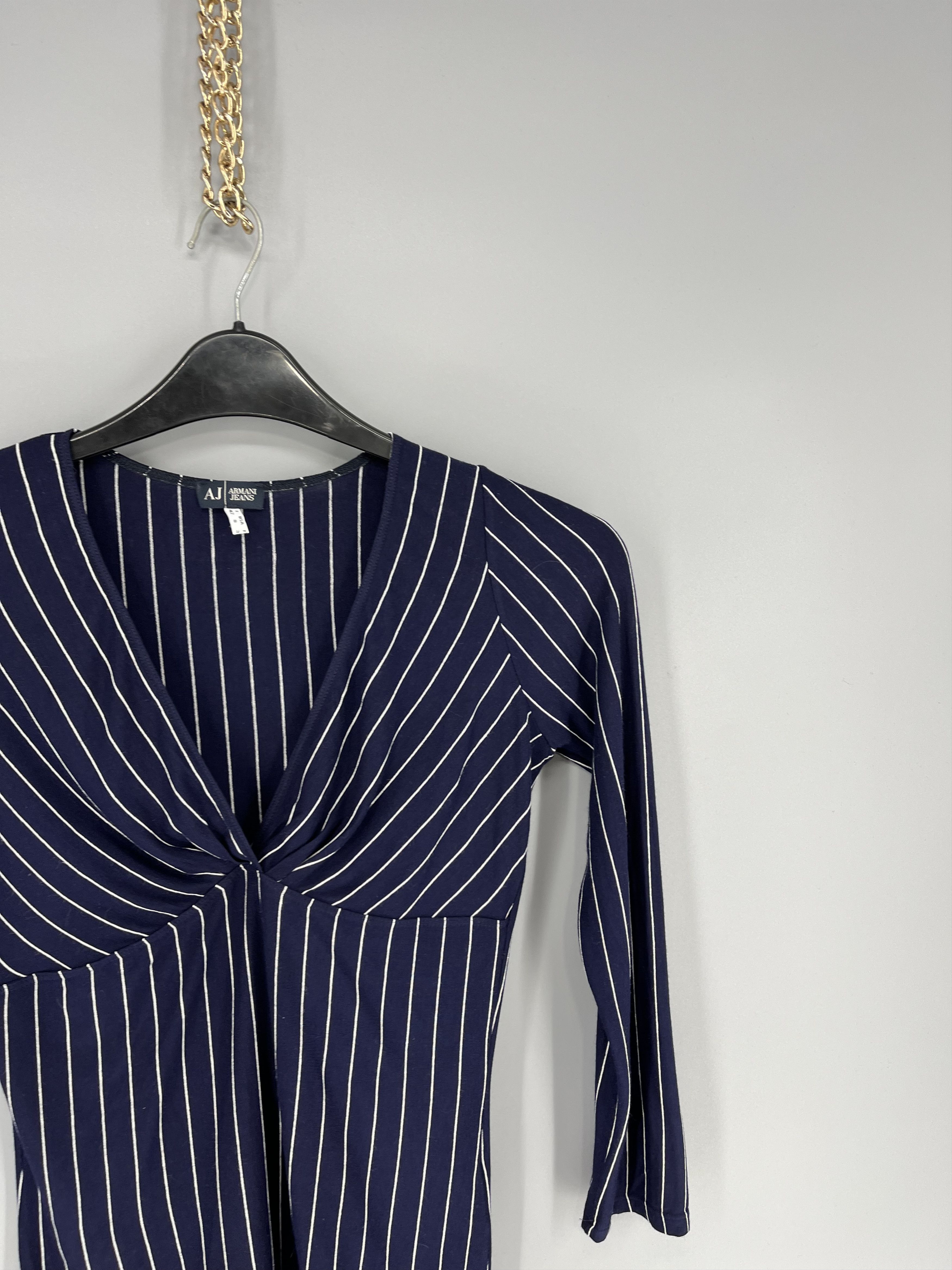 Armani × Giorgio Armani Vintage Y2K Armani Jeans Velvet blouse Size M / US 6-8 / IT 42-44 - 6 Thumbnail