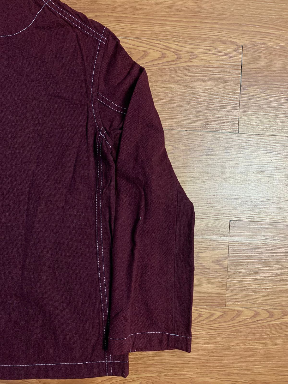 Yohji Yamamoto Yohji Yamamoto Contrast Stich Work Jacket Size US M / EU 48-50 / 2 - 8 Thumbnail
