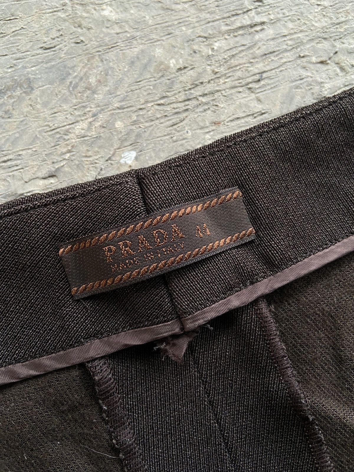 Prada 1990s Prada - Nylon Rayon Trousers Pants Size 30" / US 8 / IT 44 - 5 Thumbnail