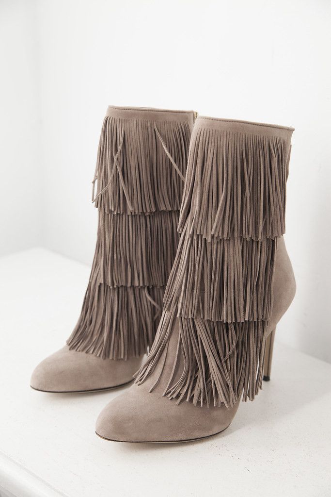 Paul Andrew Taos suede fringe boots Size US 8.5 / IT 38.5 - 1 Thumbnail