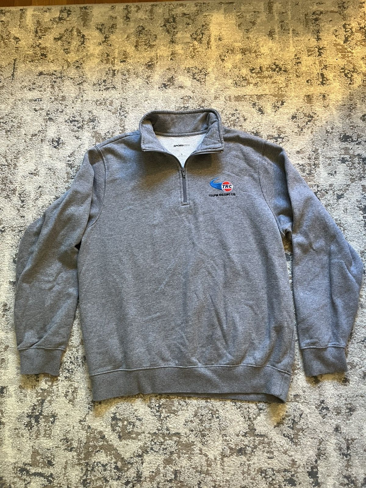 Other Sport-Tek Gray Zip-Up Sweater Men’s Large Size US L / EU 52-54 / 3 - 1 Thumbnail