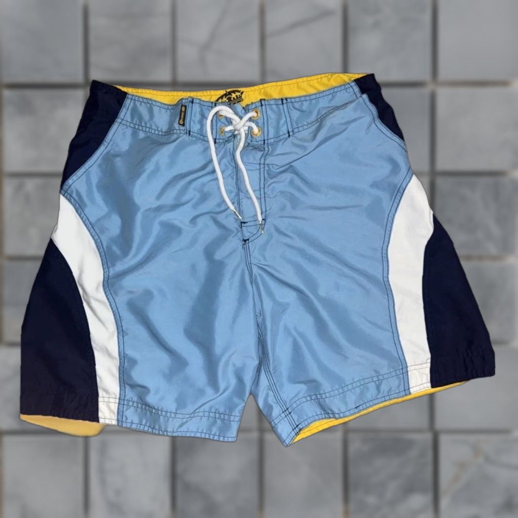 Vintage Corona Extra Board Shorts Swim Trunks Blue 34x10 Beer Logo Beachwear Size US 34 / EU 50 - 1 Thumbnail