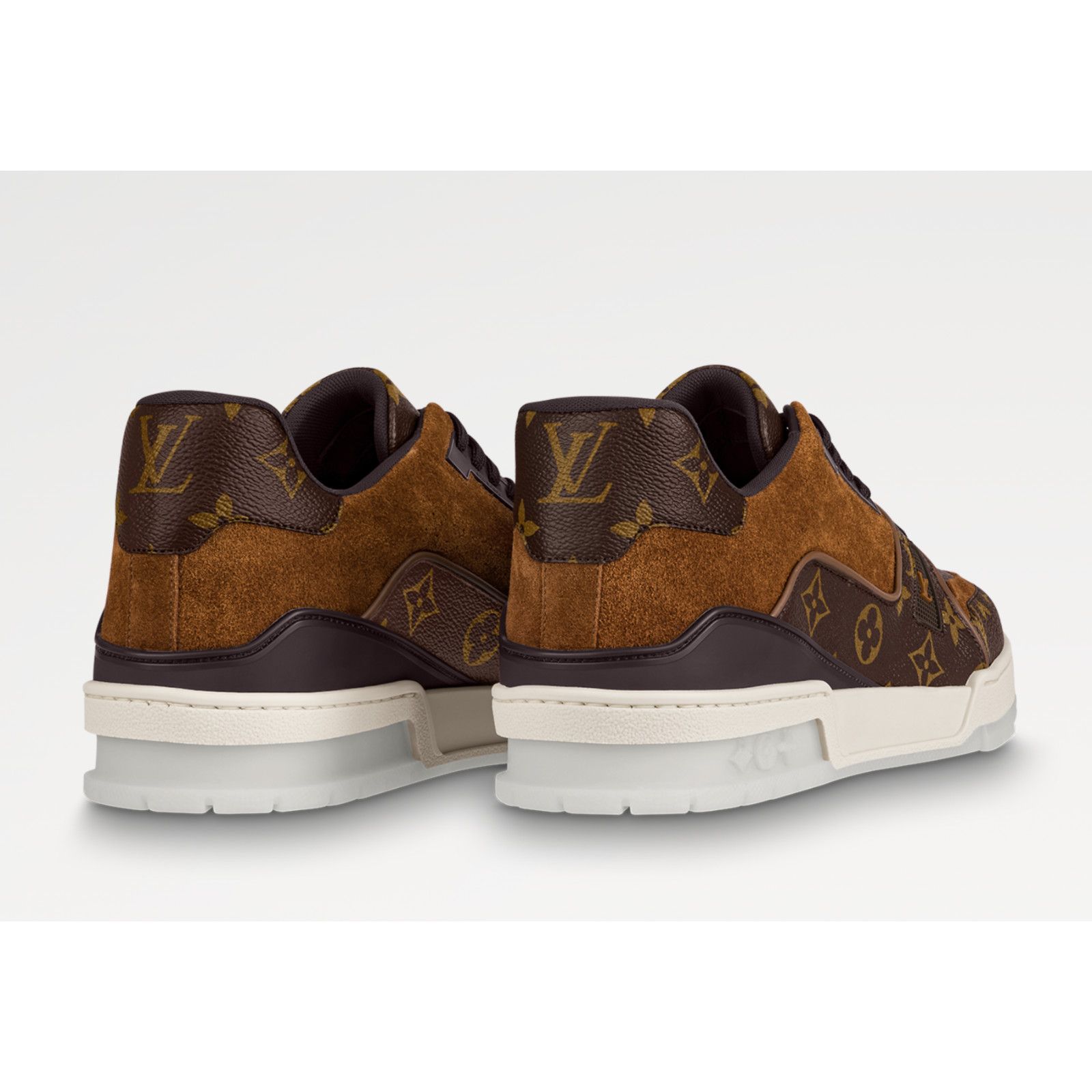 Louis Vuitton Louis Vuitton Brown Monogram LV Logo Suede Low Top Size US 10 / EU 43 - 15 Thumbnail
