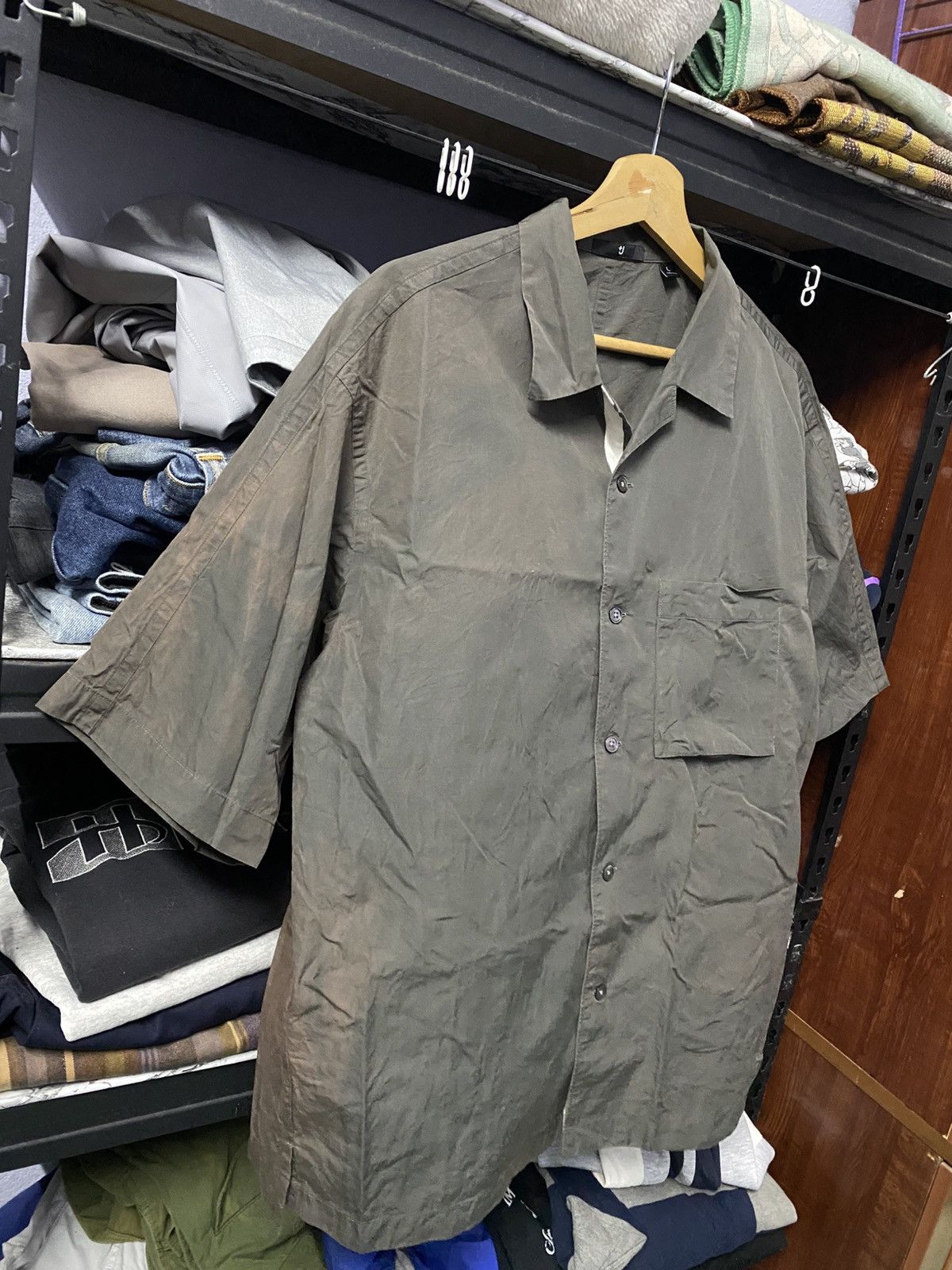Jil Sander × Uniqlo Jil Sander X Uniqlo Loose Fit Short Sleeved Utility Shirt Size US L / EU 52-54 / 3 - 3 Thumbnail