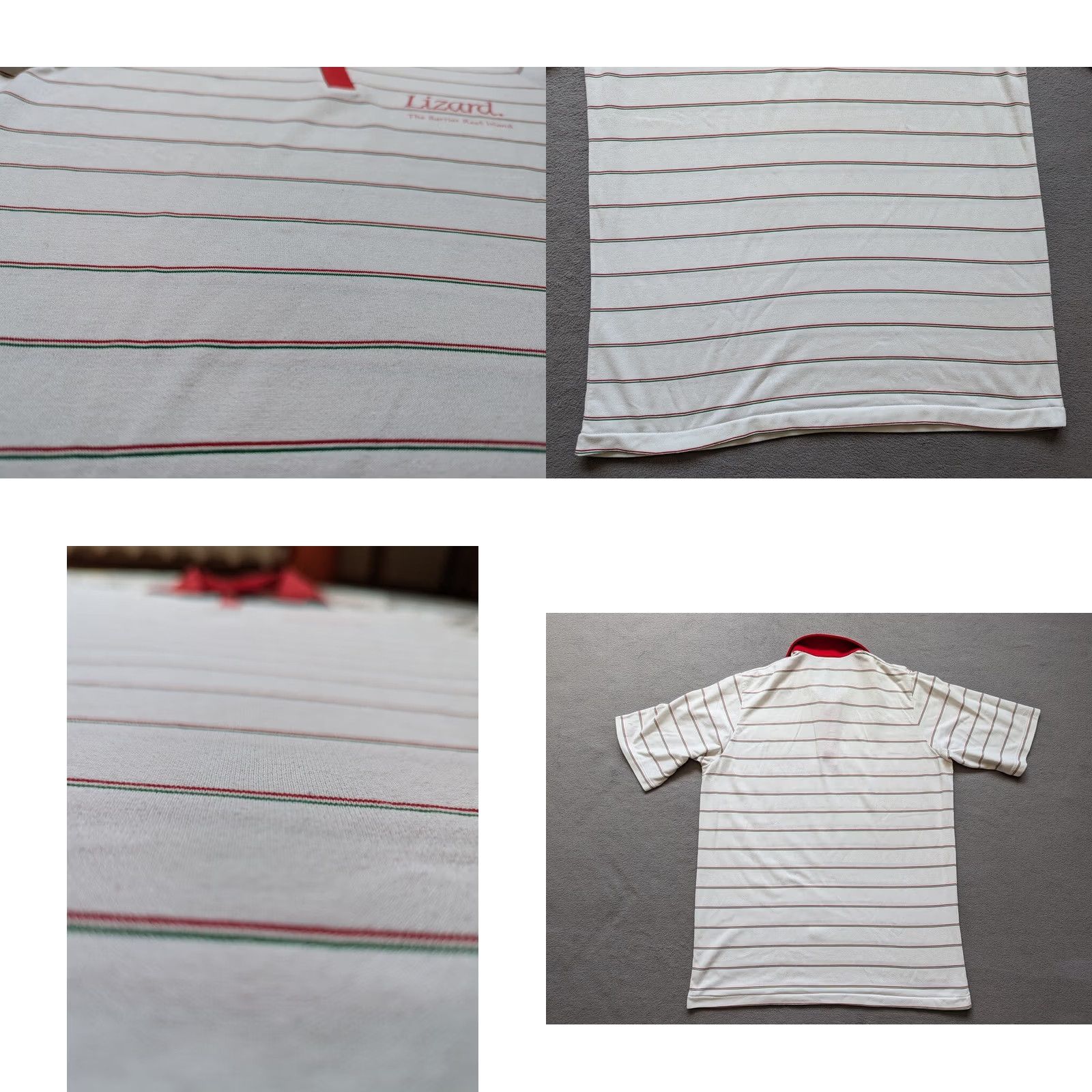 REEF VINTAGE airlie fashion design Shirt Mens 43in White Lizard The Barrier Reef Island Polo Size US XL / EU 56 / 4 - 8 Thumbnail