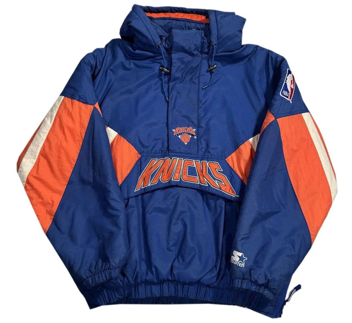 Vintage Starter New York Knicks Pullover Jacket (Size XXL)