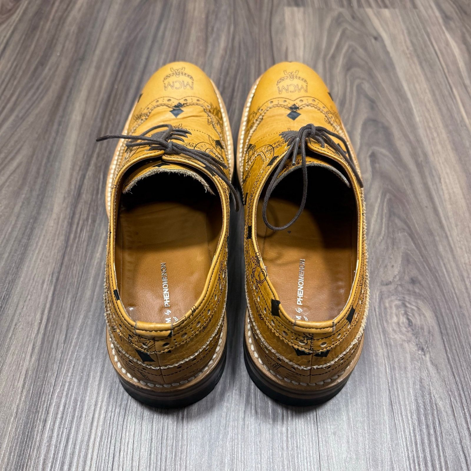 MCM Super Rare MCM x Phenomenon Leather Derby Shoes | Vibram Size US 9 / EU 42 - 3 Thumbnail