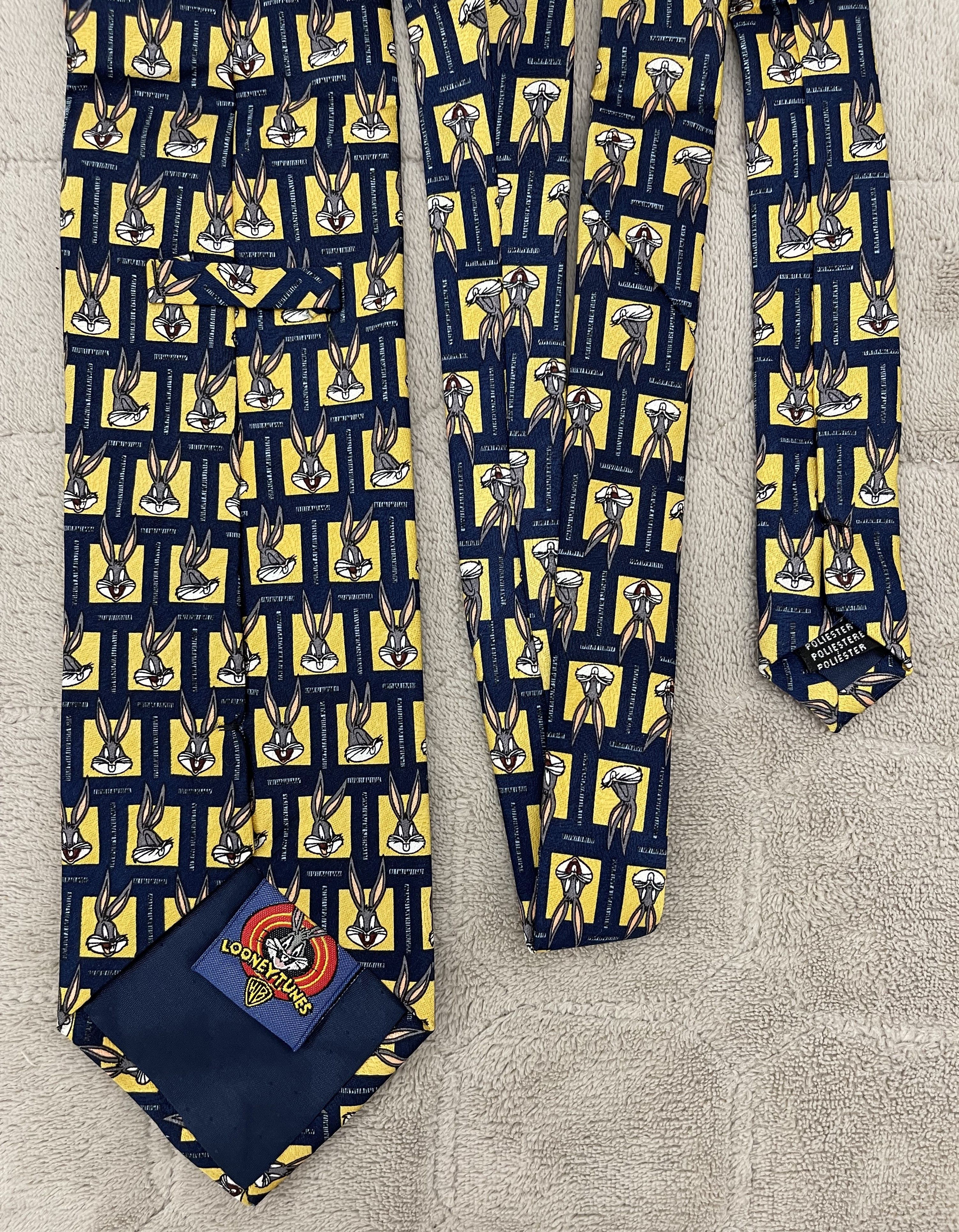 Vintage × Warner Bros Bunny Rabbit Warner Bros Vintage Tie 1997 Size ONE SIZE - 2 Thumbnail
