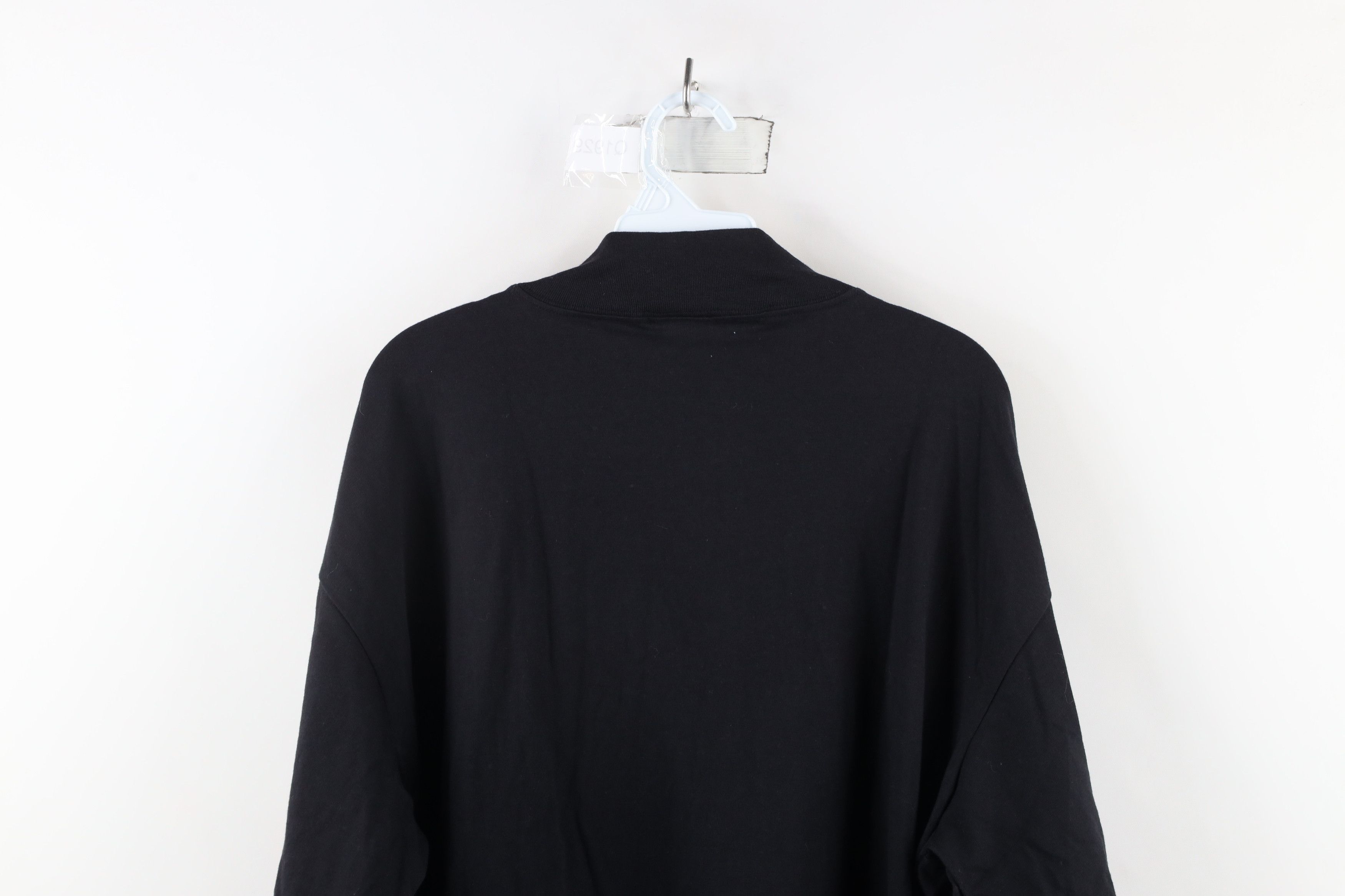 Vintage Vintage 90s Streetwear Long Sleeve T-Shirt Black Cotton Size US XL / EU 56 / 4 - 7 Thumbnail