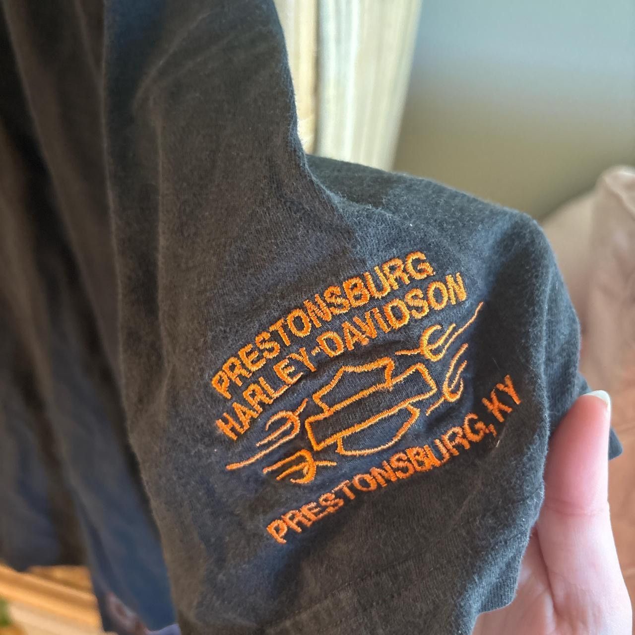 Harley Davidson Y2k stitched harley davidson Size US XL / EU 56 / 4 - 3 Thumbnail