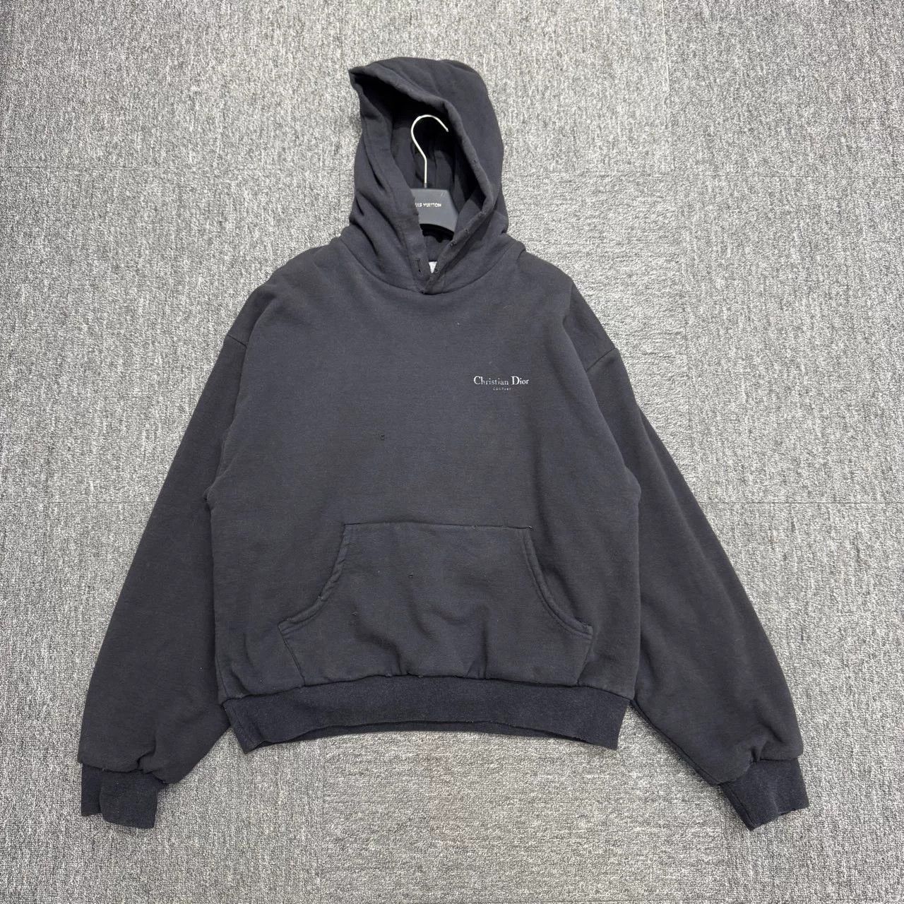 Dior vintage christian dior distressed hoodie Size US L / EU 52-54 / 3 - 1 Thumbnail
