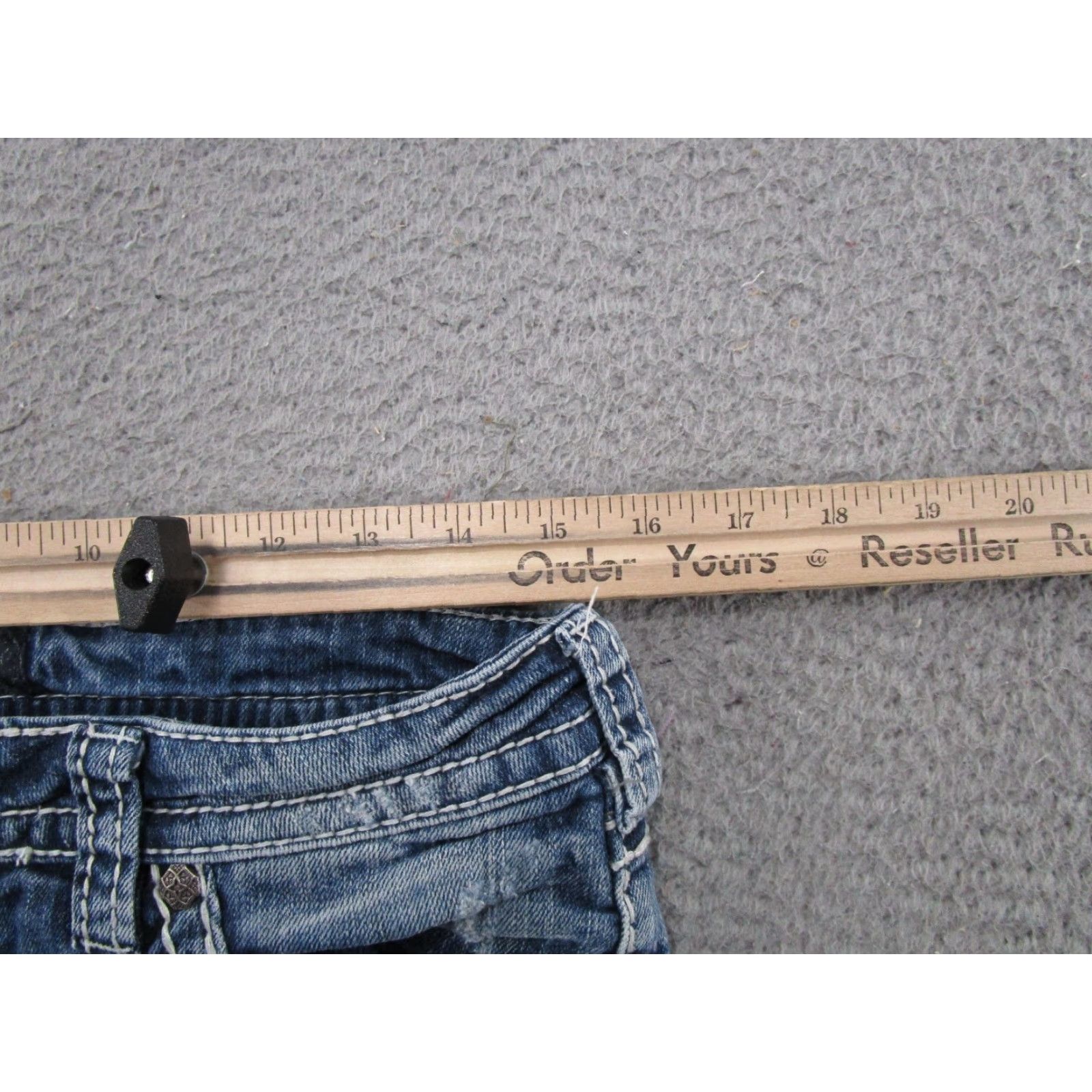 Silver Jeans Co. Silver Jeans Co Aiko Capri Jeans Women Regular 29 Blue Denim Stretch 5-Pocket Size 29" - 7 Thumbnail