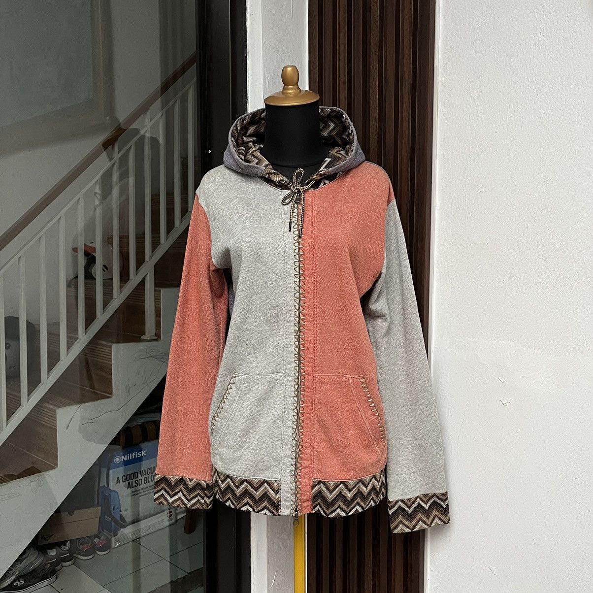 If Six Was Nine × Japanese Brand × semanticdesign Nice Sesign Zipp Hoodie Semantic Design Japanese Size US M / EU 48-50 / 2 - 1 Thumbnail