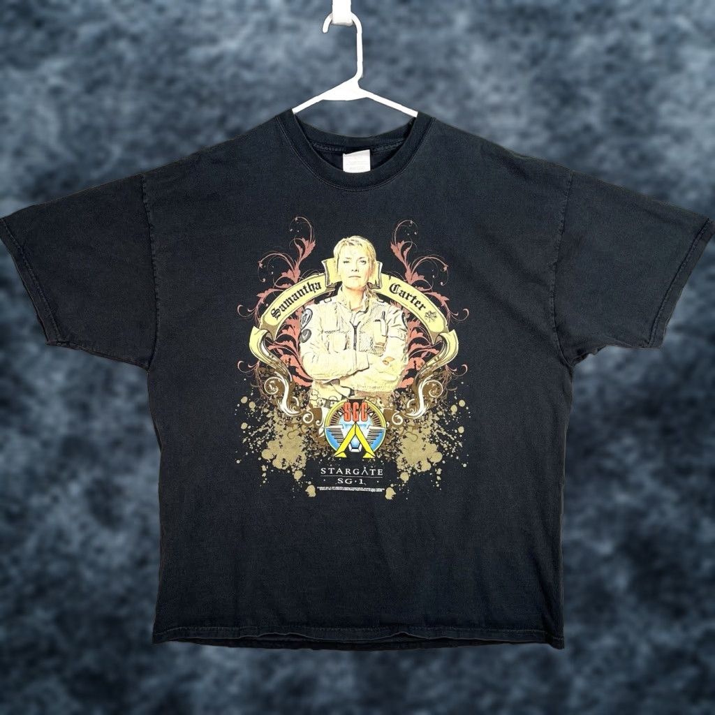Vintage VINTAGE Stargate SG-1 T Shirt Main Selling Point: Samantha Carter Graphic Tee Adult 2XL Black Mens 2000s Decade 2000s Size US XXL / EU 58 / 5 - 1 Thumbnail