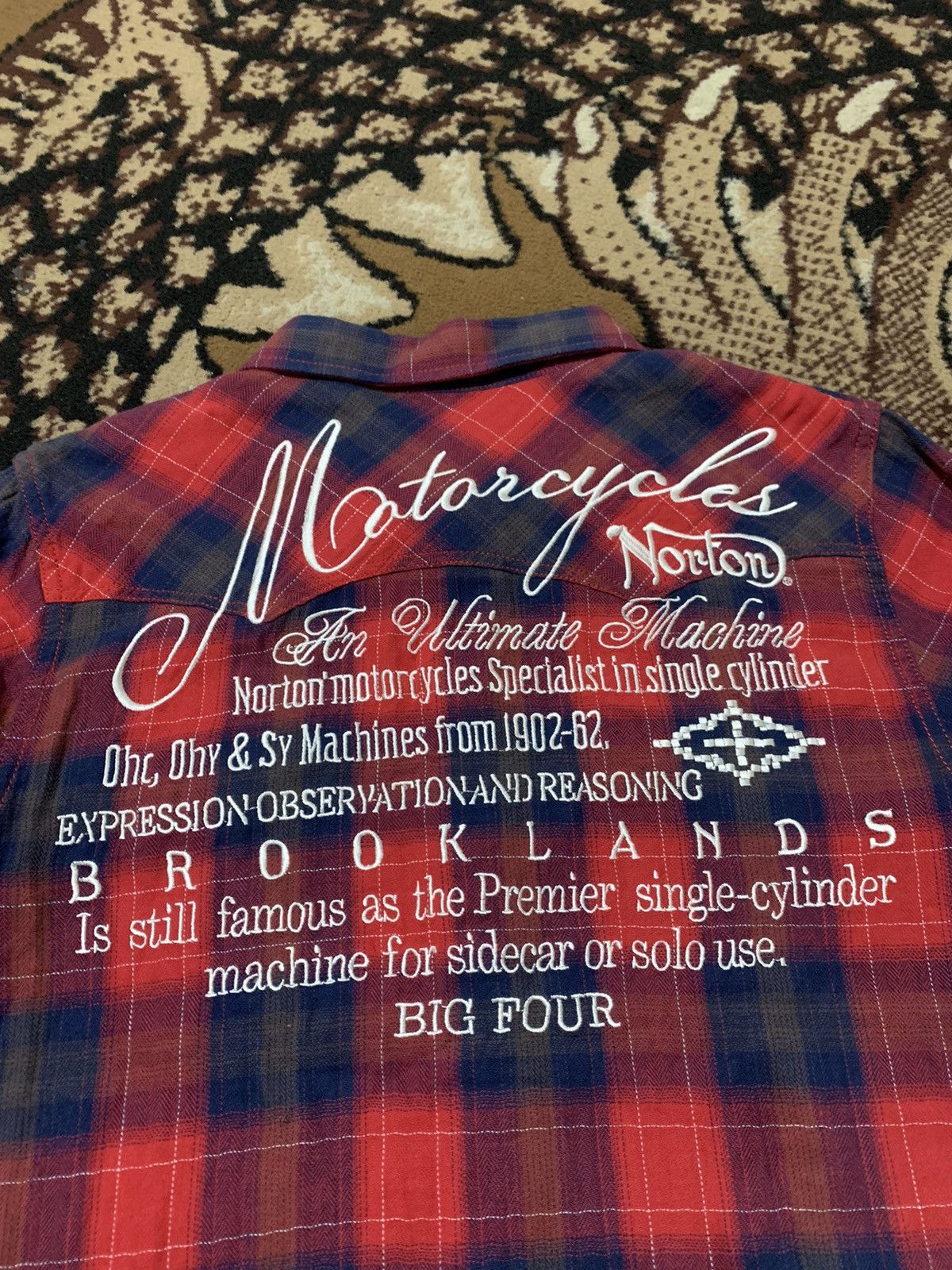 Norton Vintage 90s Norton Button Up Shirt Size US M / EU 48-50 / 2 - 4 Thumbnail
