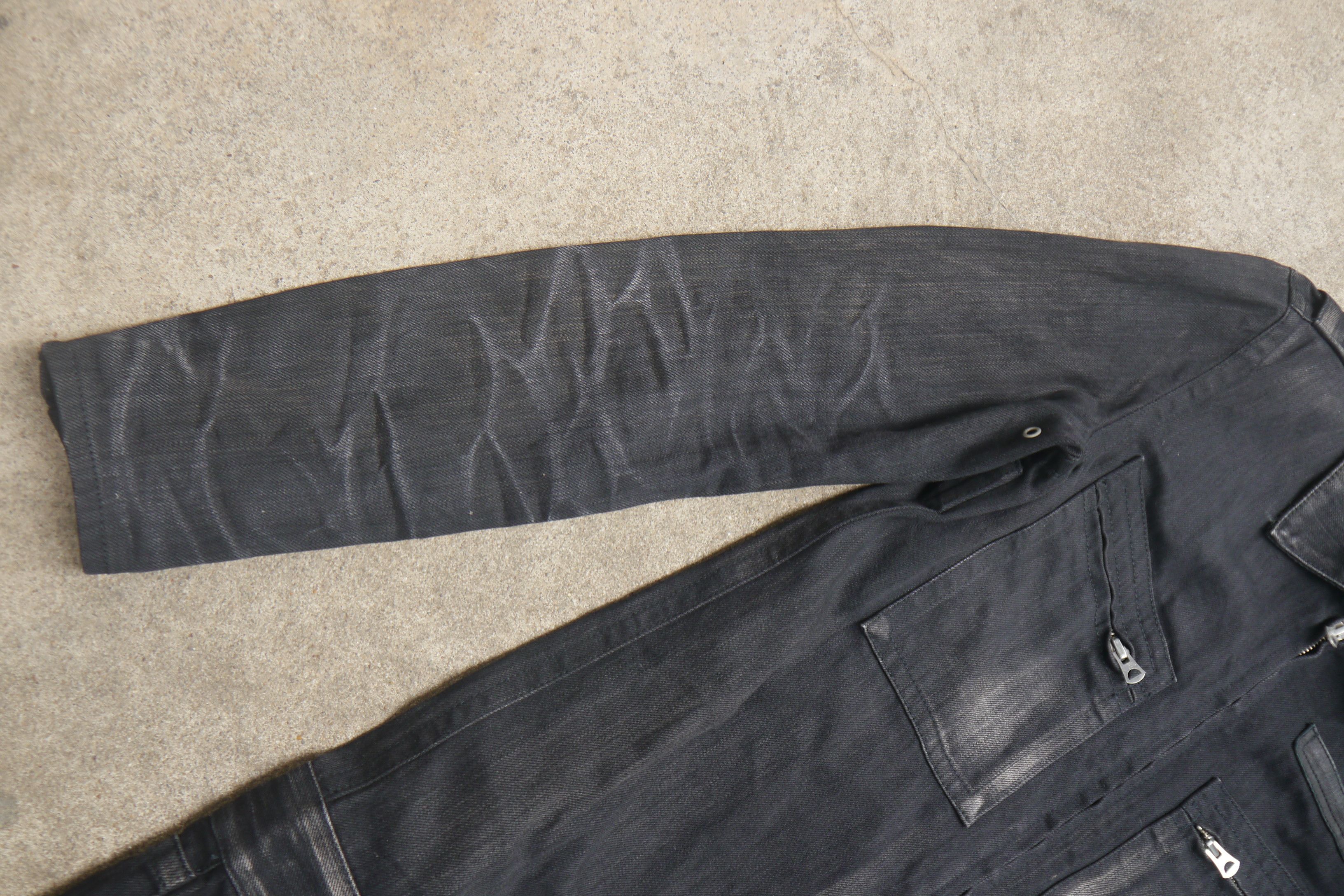Japanese Brand (P300) DELAY by Win & Sons Black Washed Denim Jumpsuit Sz 2 Size US 34 / EU 50 - 5 Thumbnail